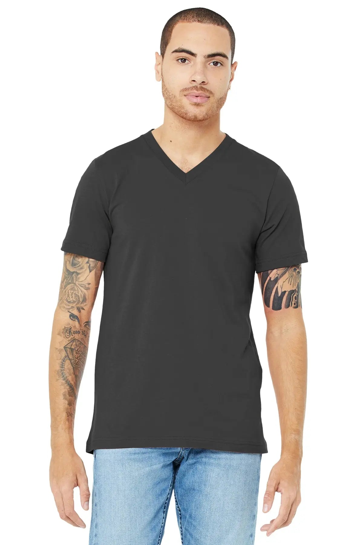 BELLA+CANVAS® Unisex Jersey Short Sleeve V-Neck Tee #BC3005