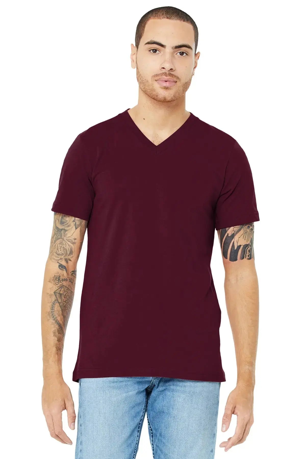 BELLA+CANVAS® Unisex Jersey Short Sleeve V-Neck Tee #BC3005 Game Over Merch