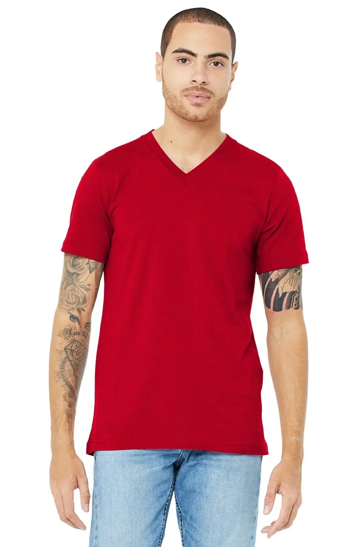 BELLA+CANVAS® Unisex Jersey Short Sleeve V-Neck Tee #BC3005 Game Over Merch
