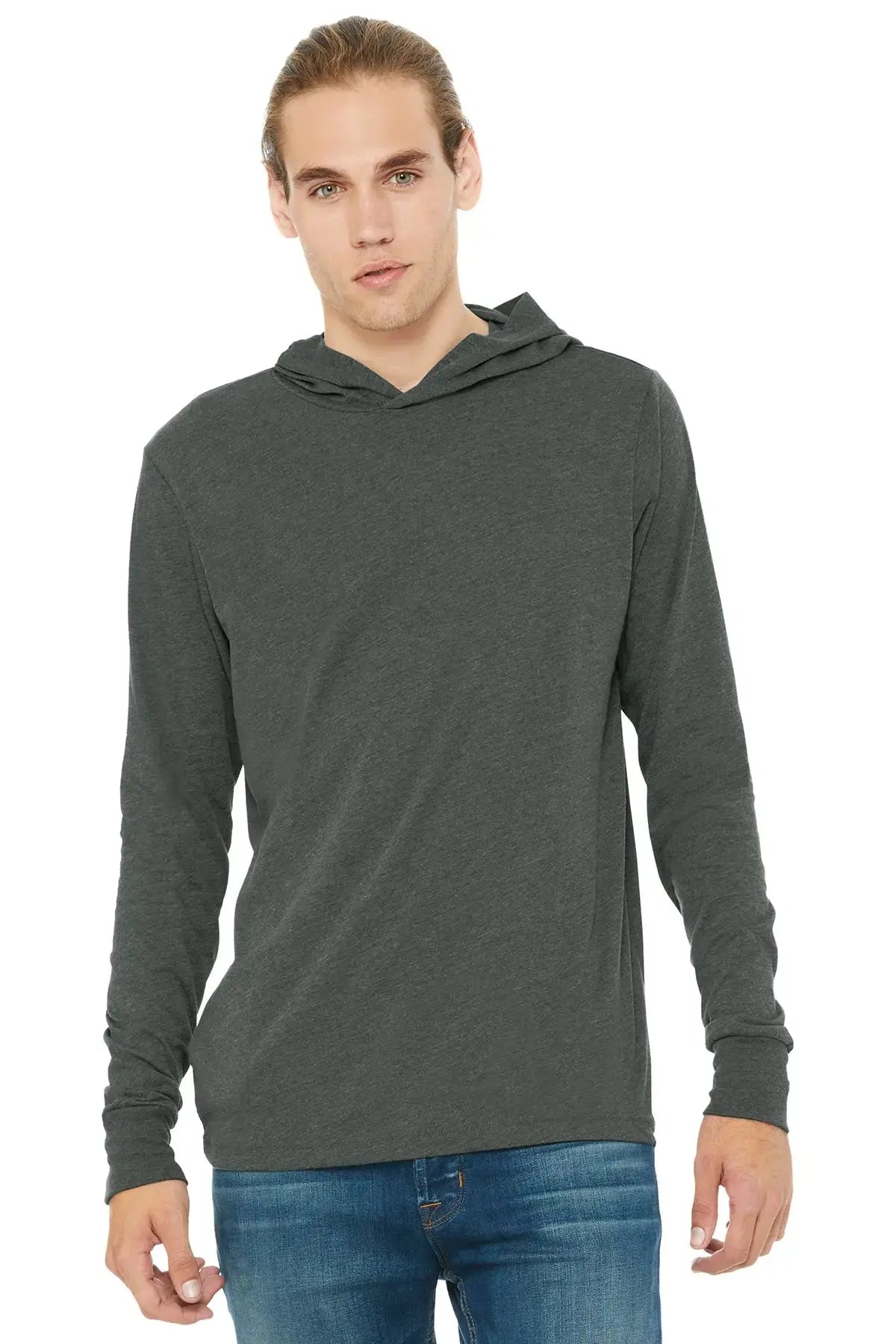 BELLA+CANVAS® Unisex Jersey Long Sleeve Hoodie #BC3512 Game Over Merch
