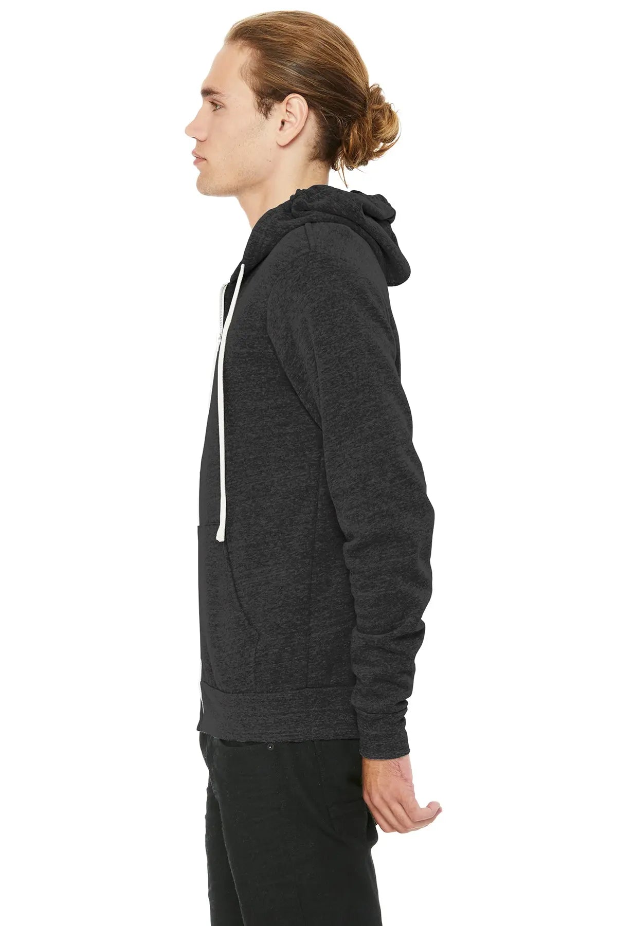 BELLA+CANVAS® Unisex Triblend Sponge Fleece Full-Zip Hoodie #BC3909