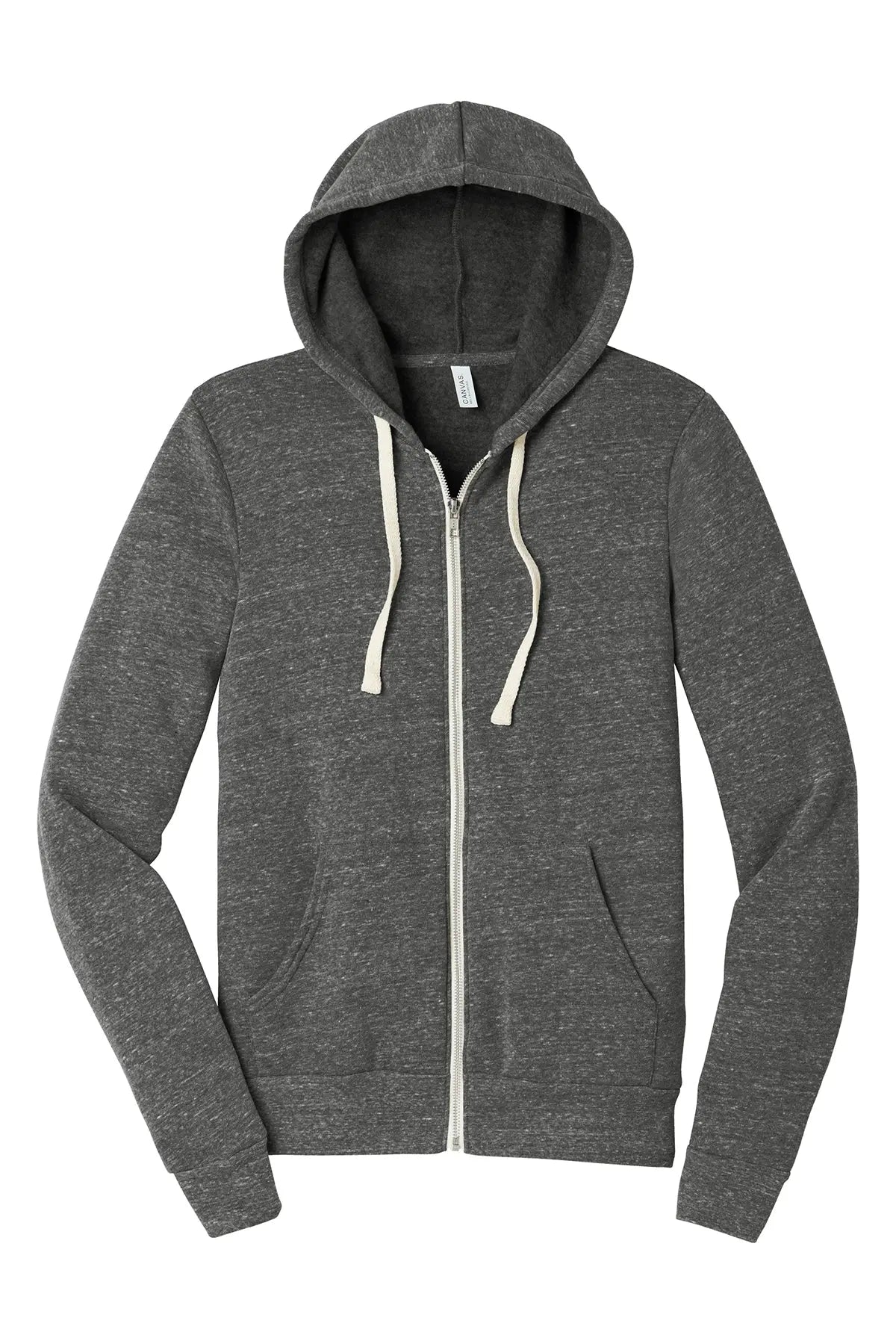 BELLA+CANVAS® Unisex Triblend Sponge Fleece Full-Zip Hoodie #BC3909