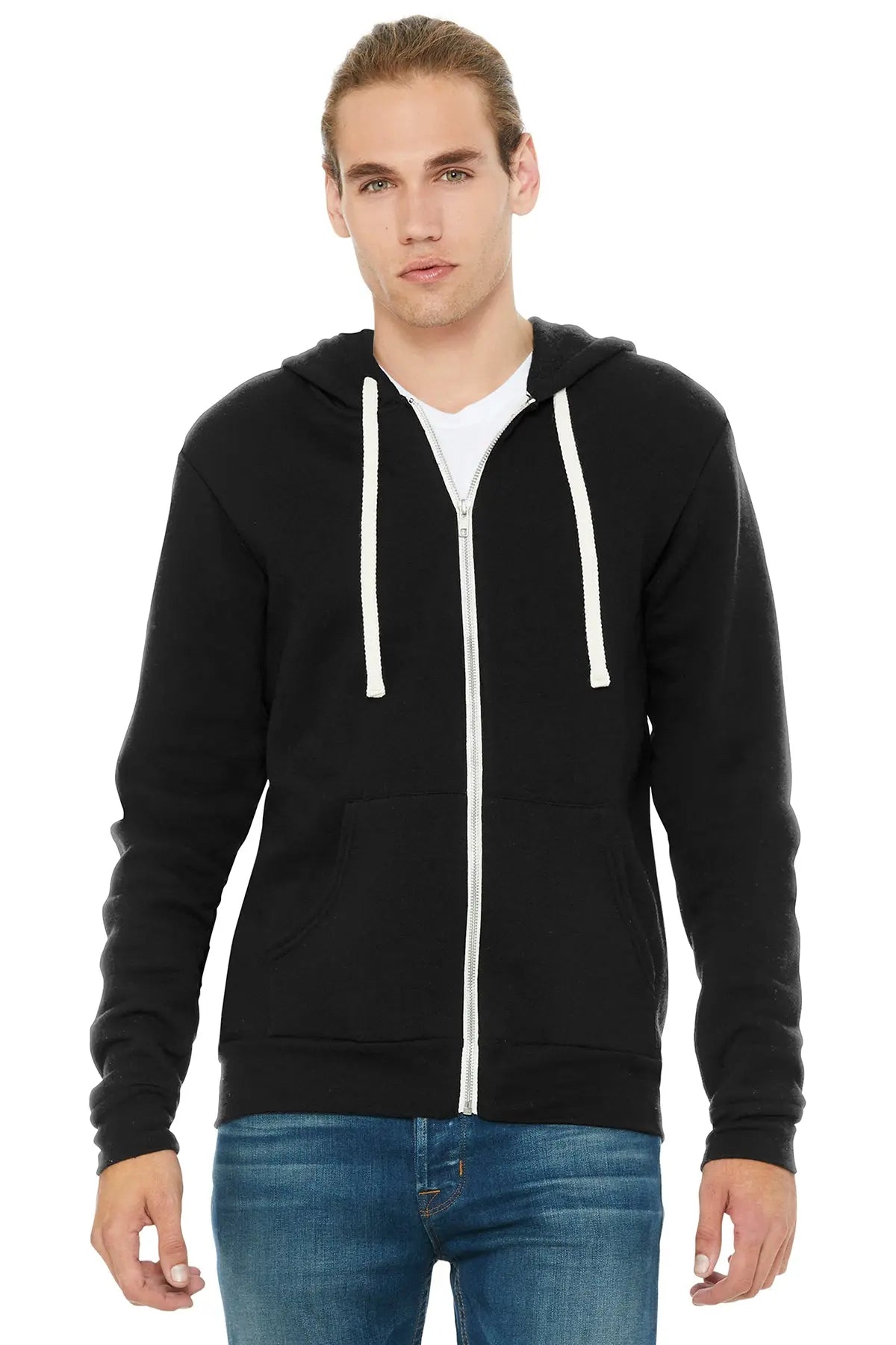 BELLA+CANVAS® Unisex Triblend Sponge Fleece Full-Zip Hoodie #BC3909