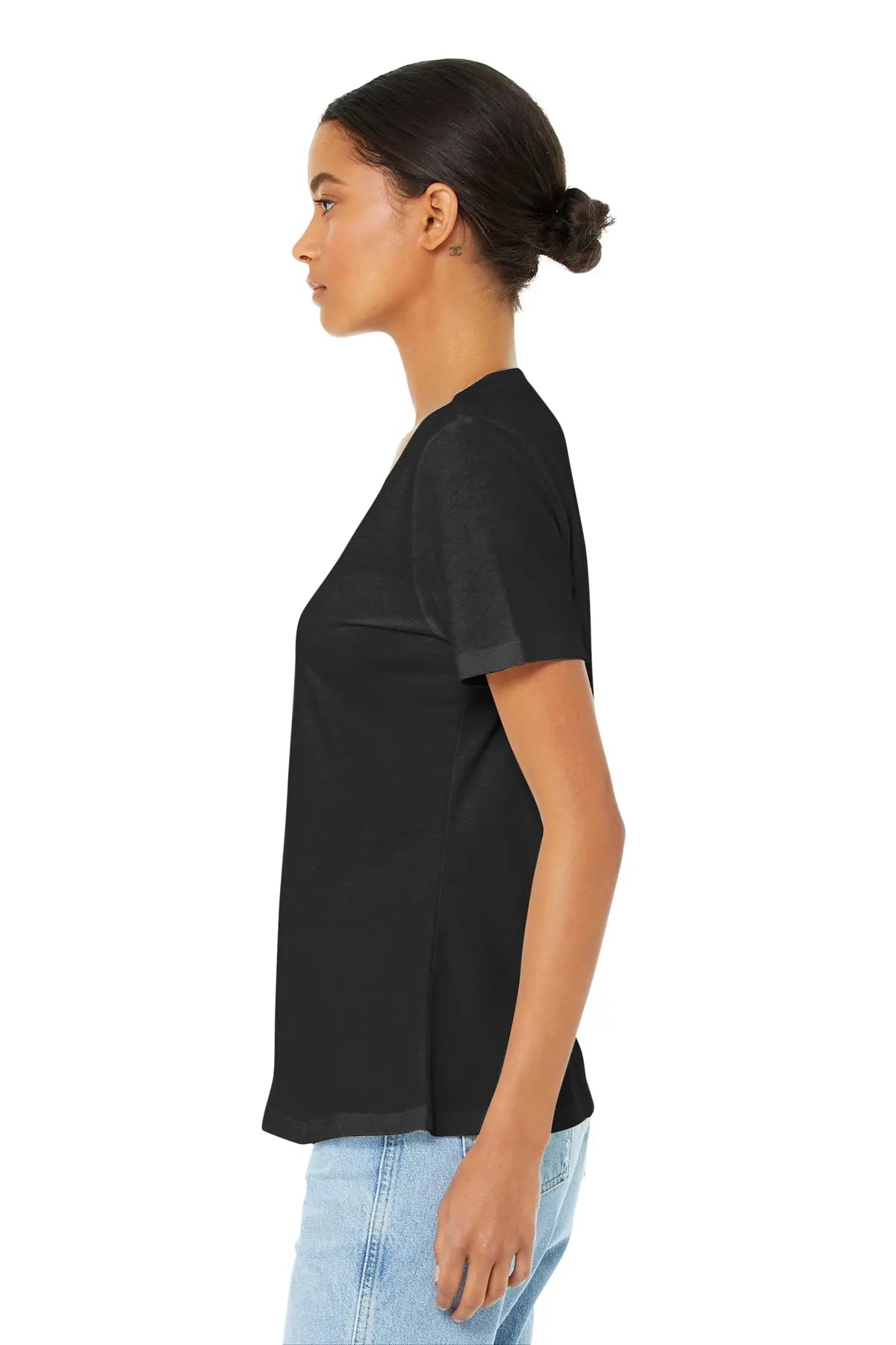 BELLA+CANVAS® Women’s Relaxed Jersey Short Sleeve V-Neck Tee #BC6405