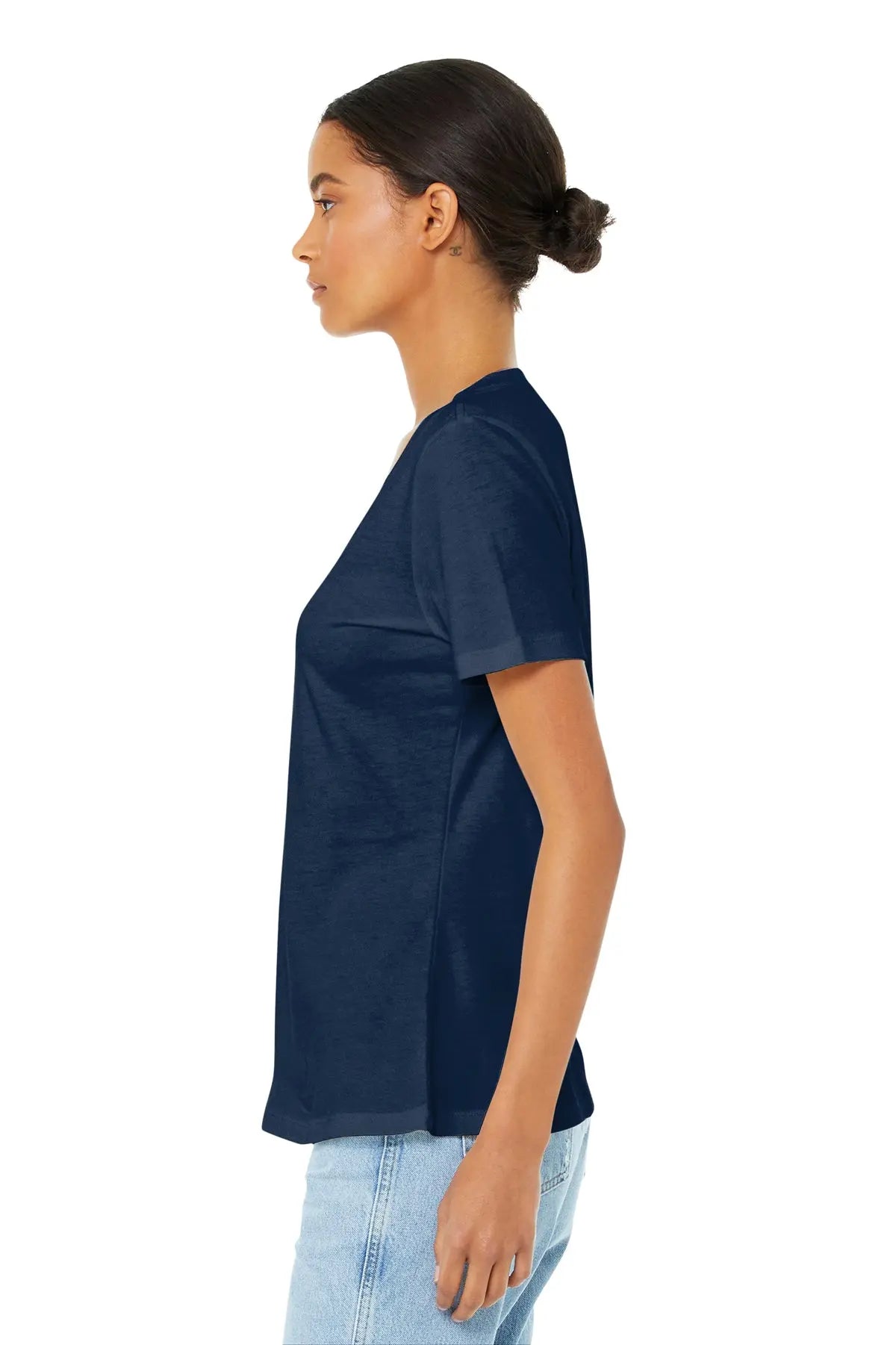 BELLA+CANVAS® Women’s Relaxed Jersey Short Sleeve V-Neck Tee #BC6405