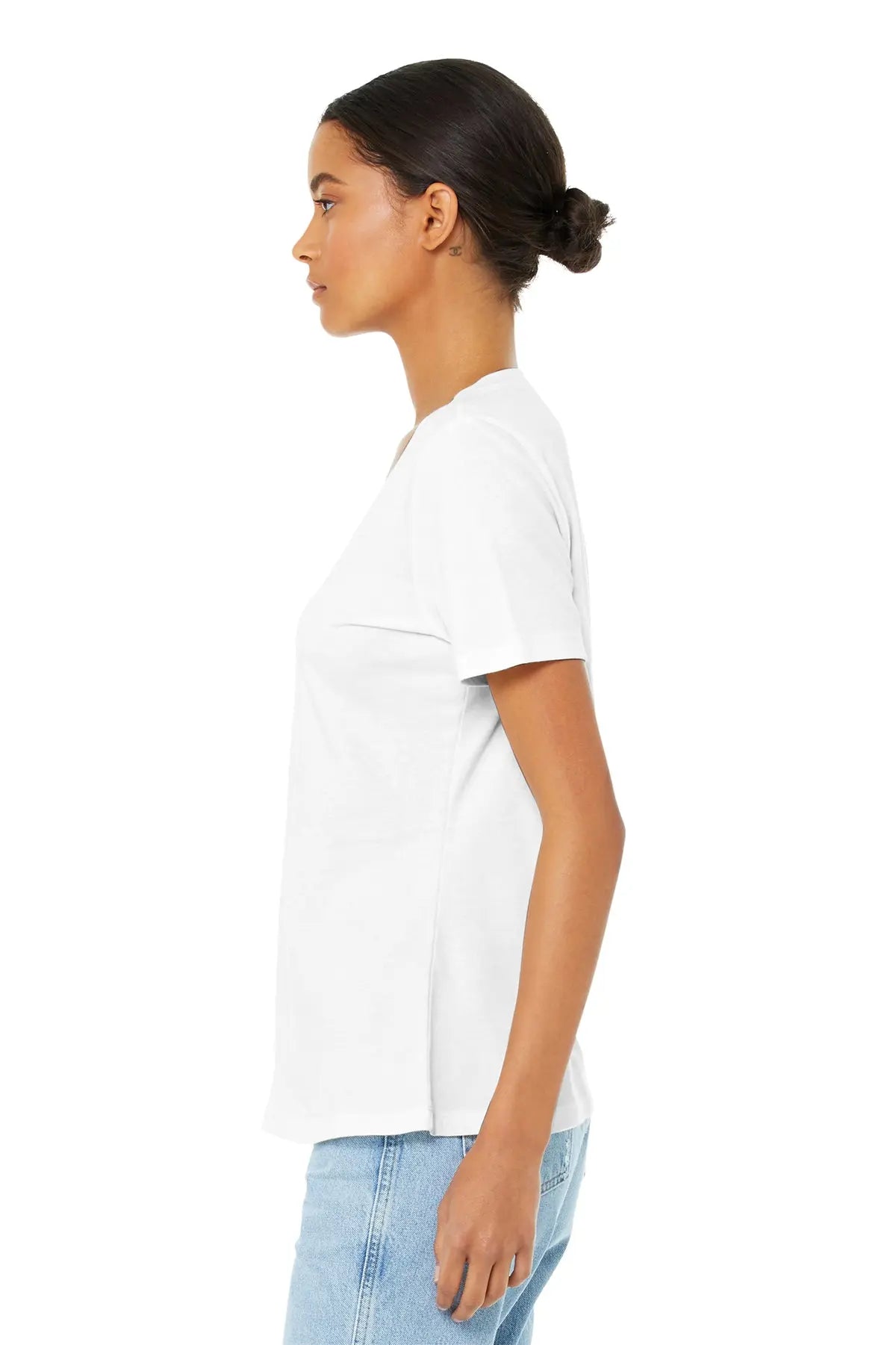 BELLA+CANVAS® Women’s Relaxed Jersey Short Sleeve V-Neck Tee #BC6405