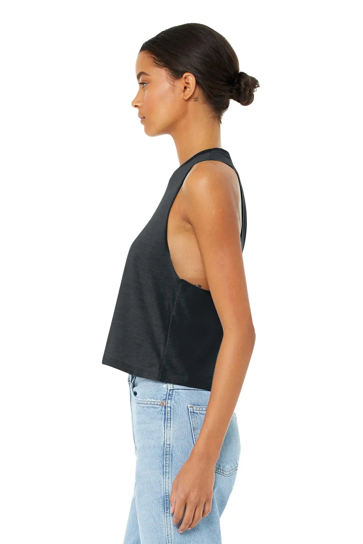 BELLA+CANVAS® Women’s Racerback Cropped Tank #BC6682 Game Over Merch