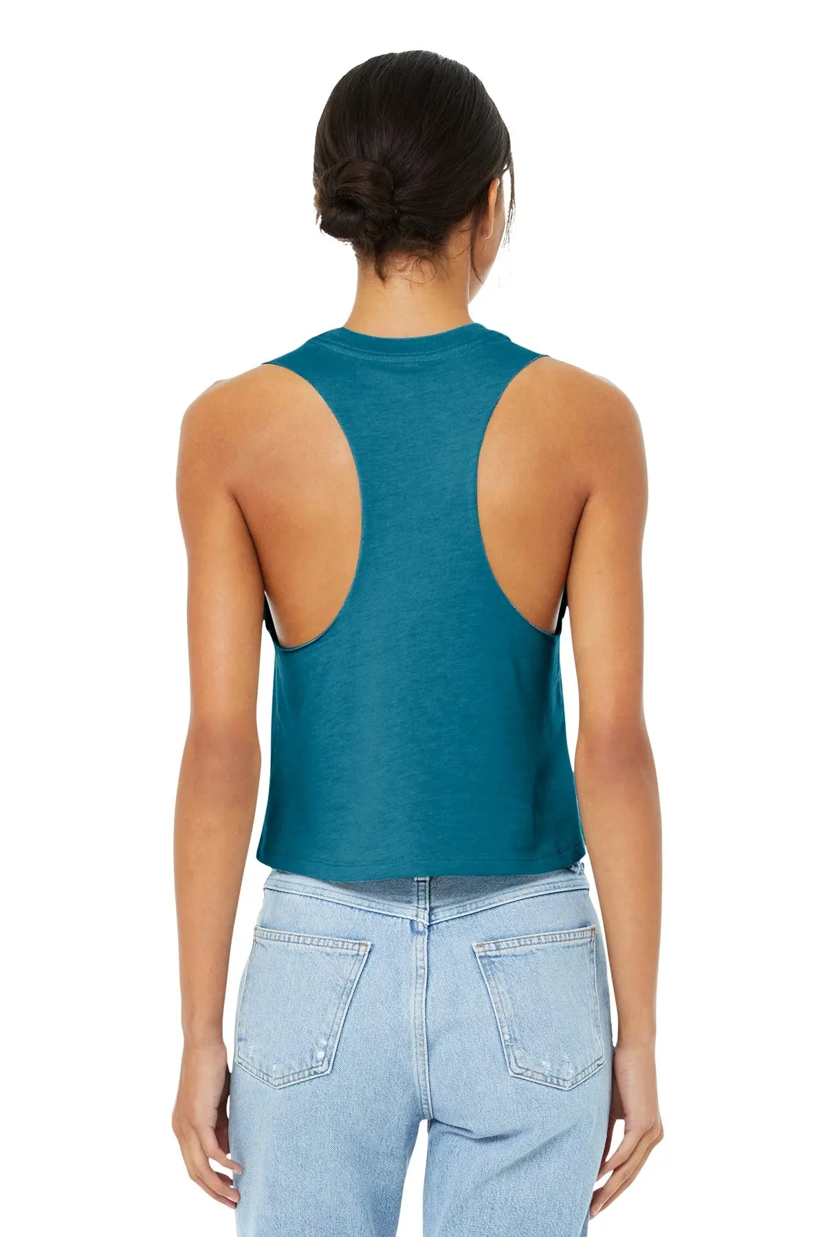 BELLA+CANVAS® Women’s Racerback Cropped Tank #BC6682 Game Over Merch
