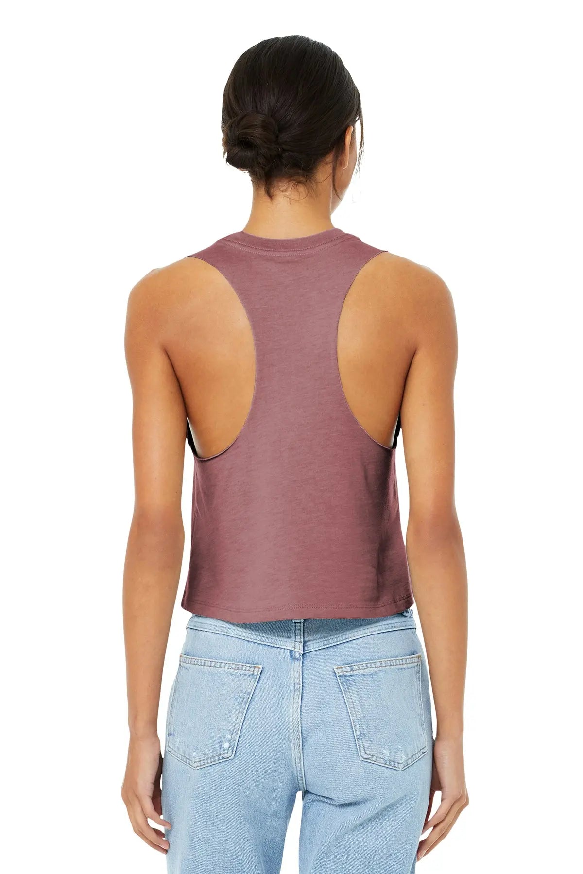 BELLA+CANVAS® Women’s Racerback Cropped Tank #BC6682 Game Over Merch