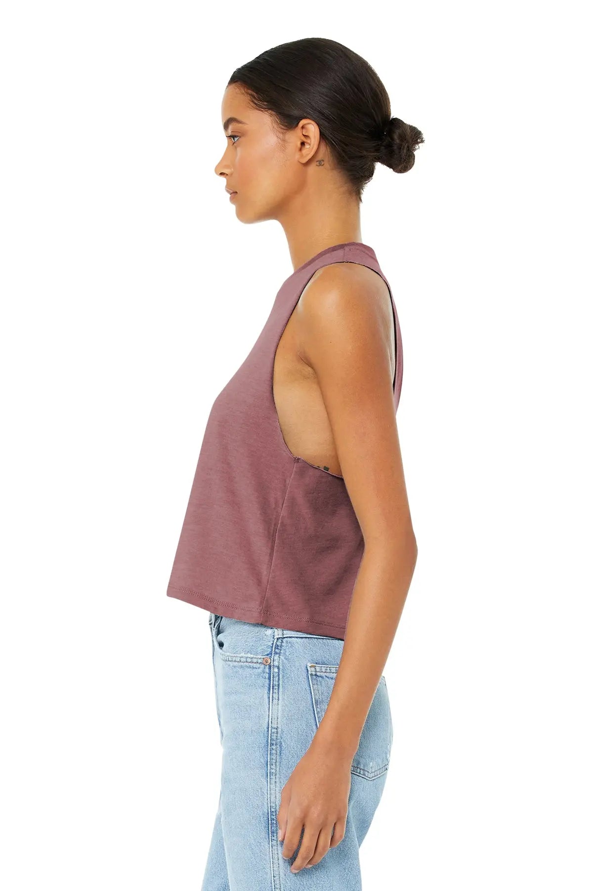 BELLA+CANVAS® Women’s Racerback Cropped Tank #BC6682 Game Over Merch