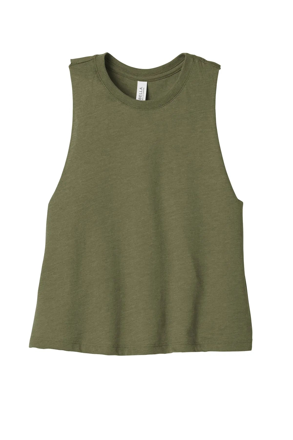 BELLA+CANVAS® Women’s Racerback Cropped Tank #BC6682 Game Over Merch