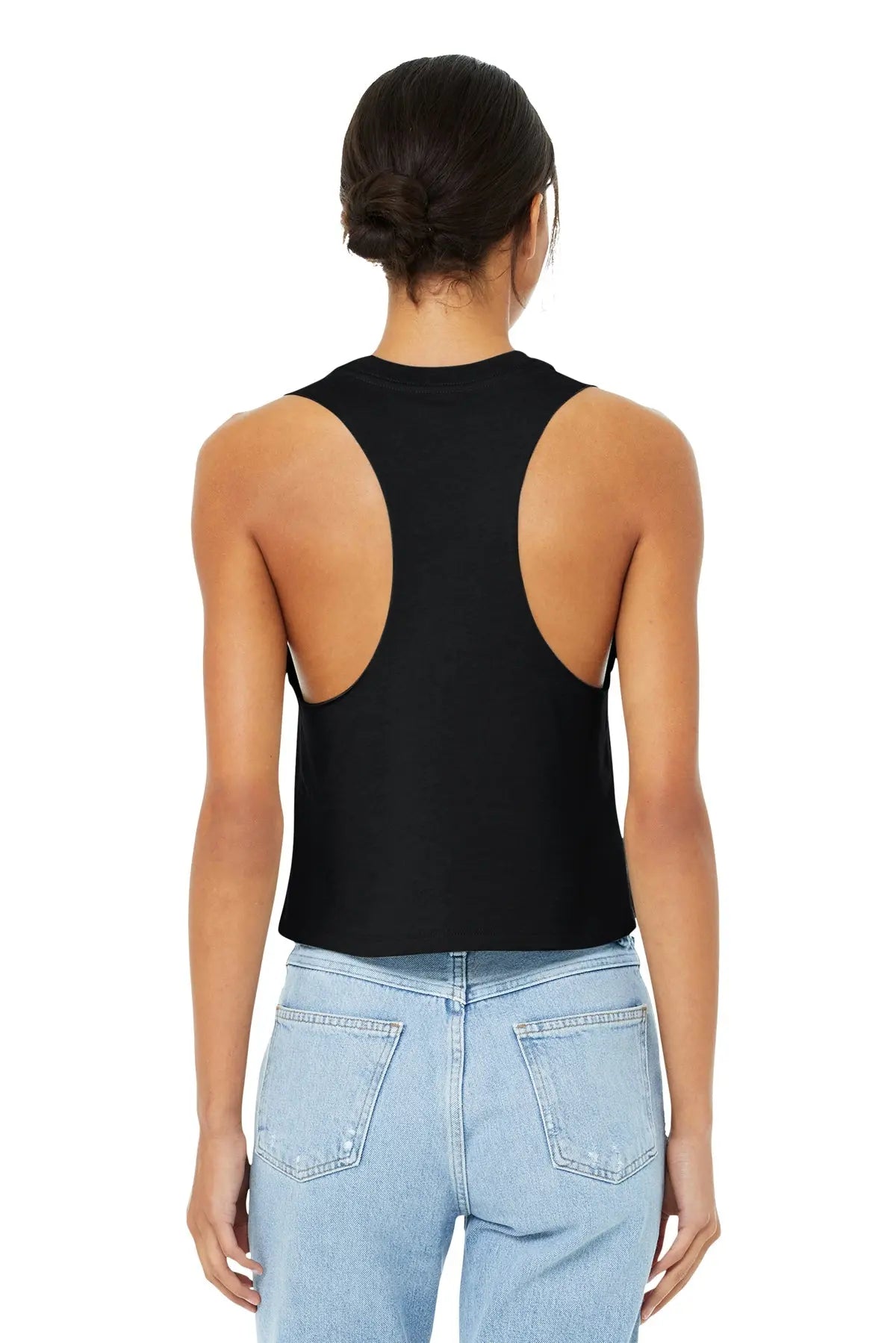 BELLA+CANVAS® Women’s Racerback Cropped Tank #BC6682 Game Over Merch