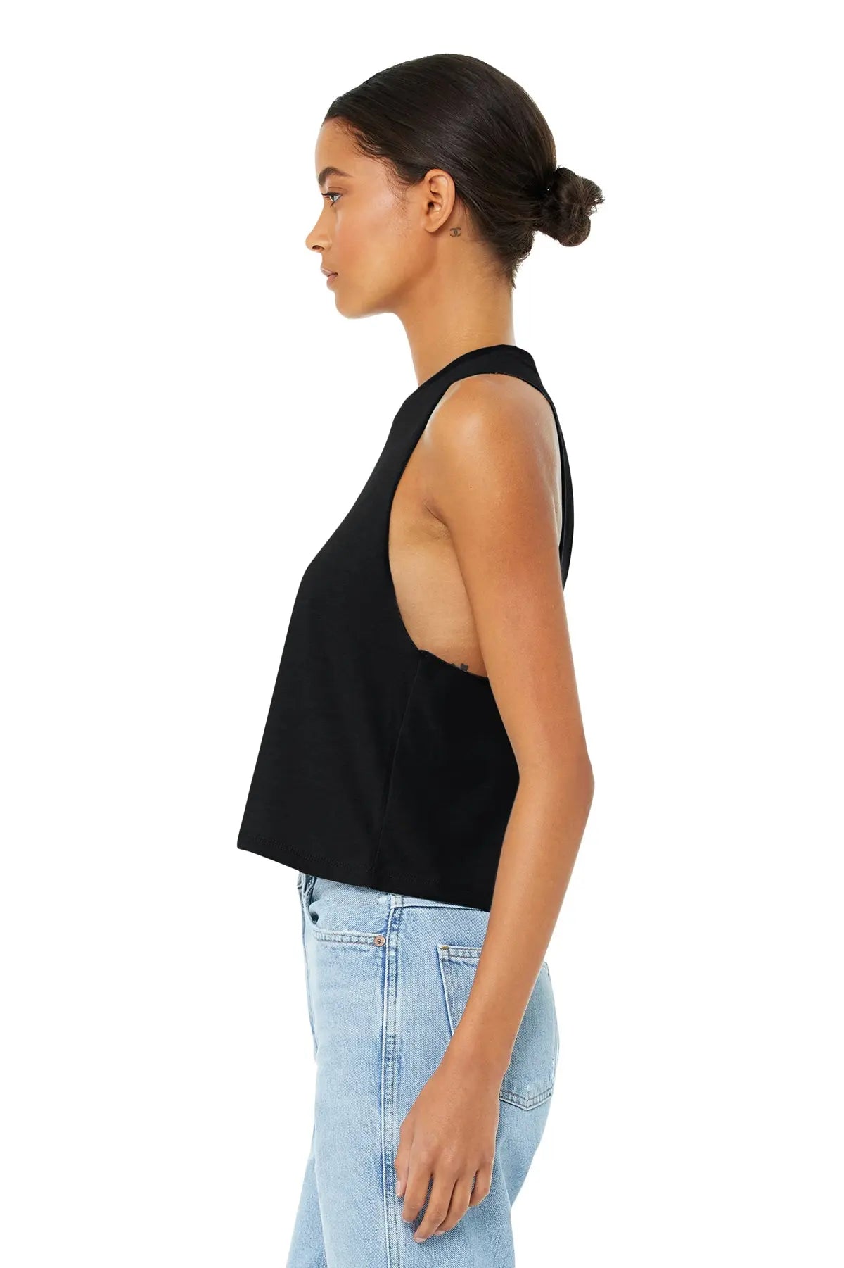 BELLA+CANVAS® Women’s Racerback Cropped Tank #BC6682 Game Over Merch