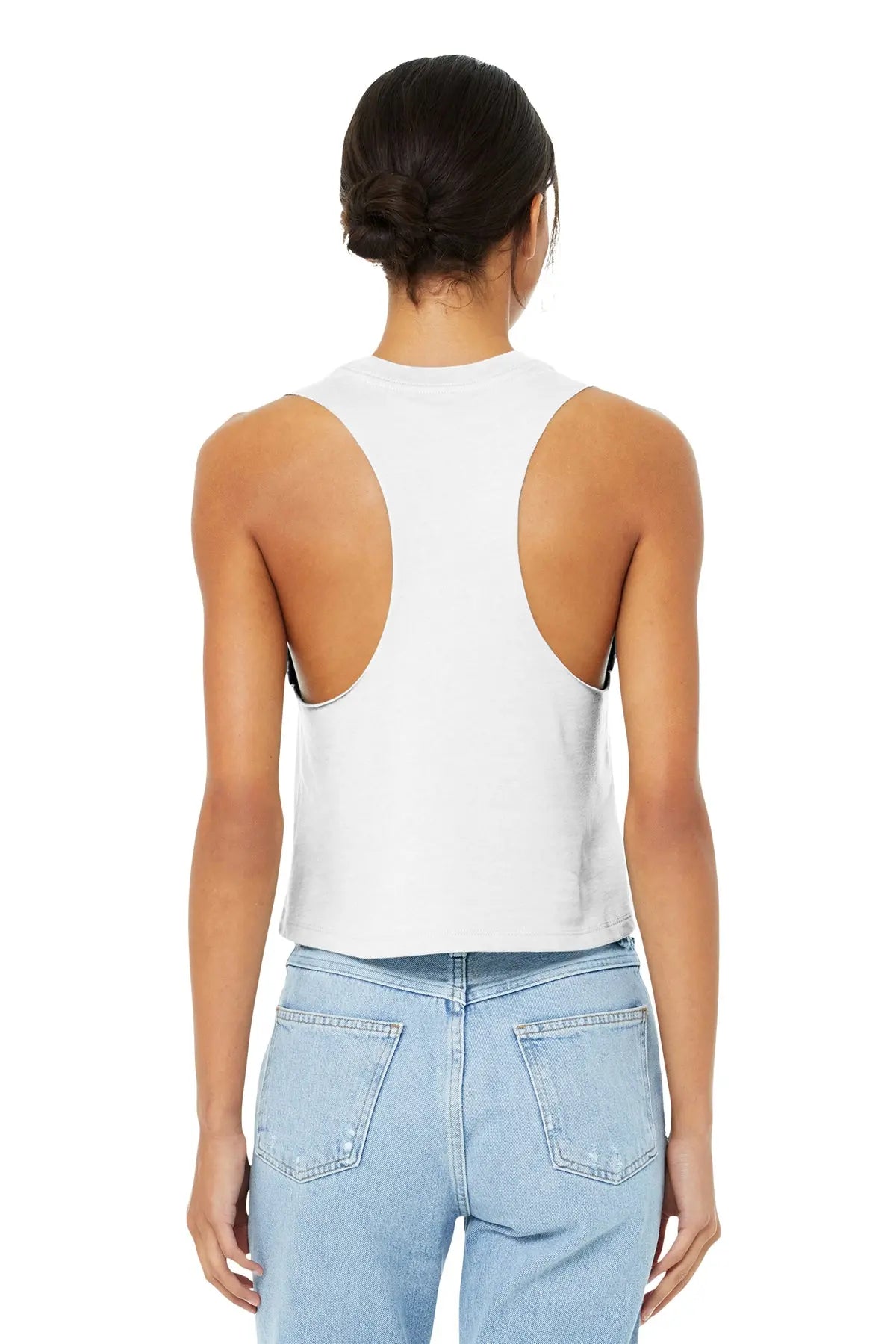 BELLA+CANVAS® Women’s Racerback Cropped Tank #BC6682 Game Over Merch