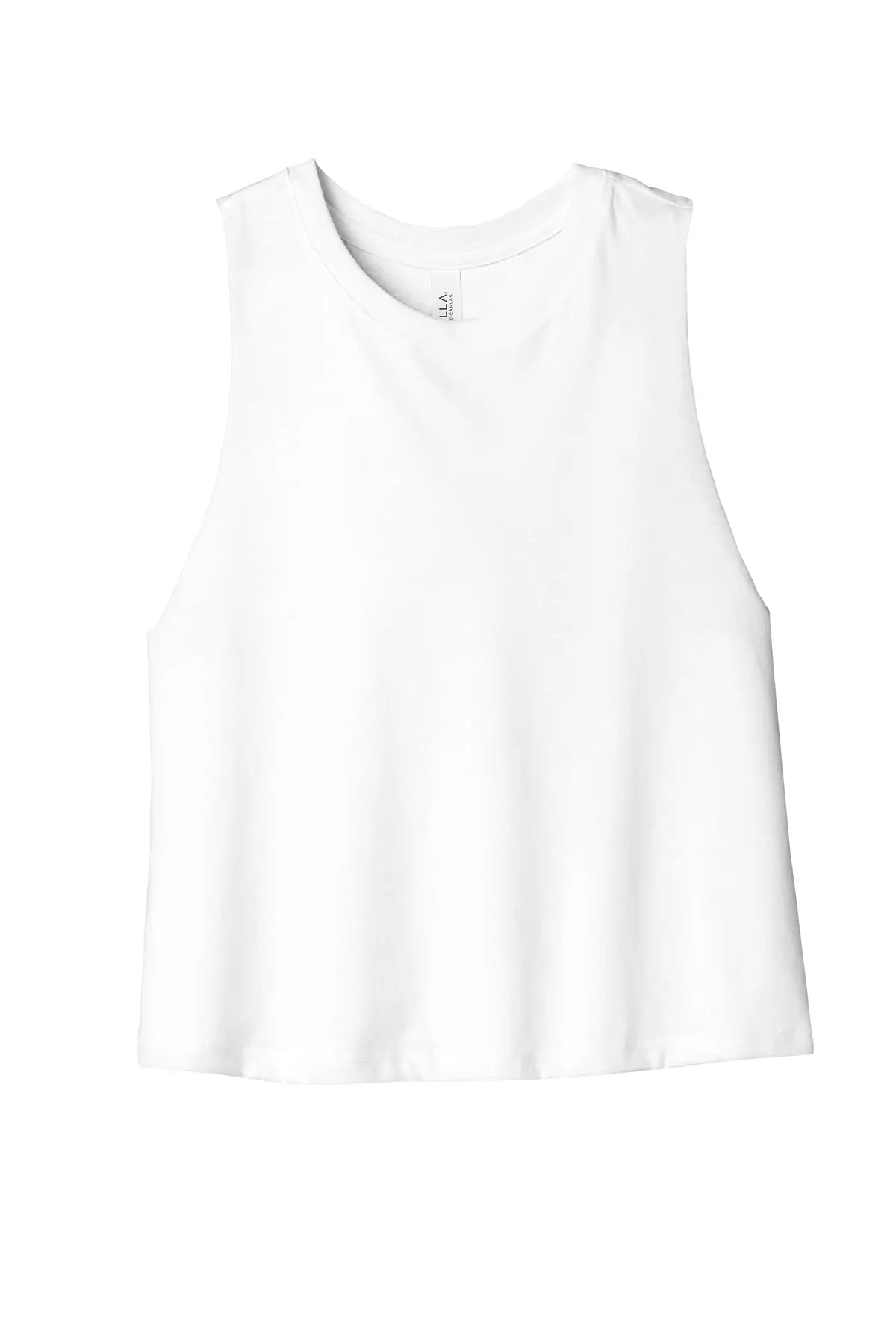 BELLA+CANVAS® Women’s Racerback Cropped Tank #BC6682 Game Over Merch