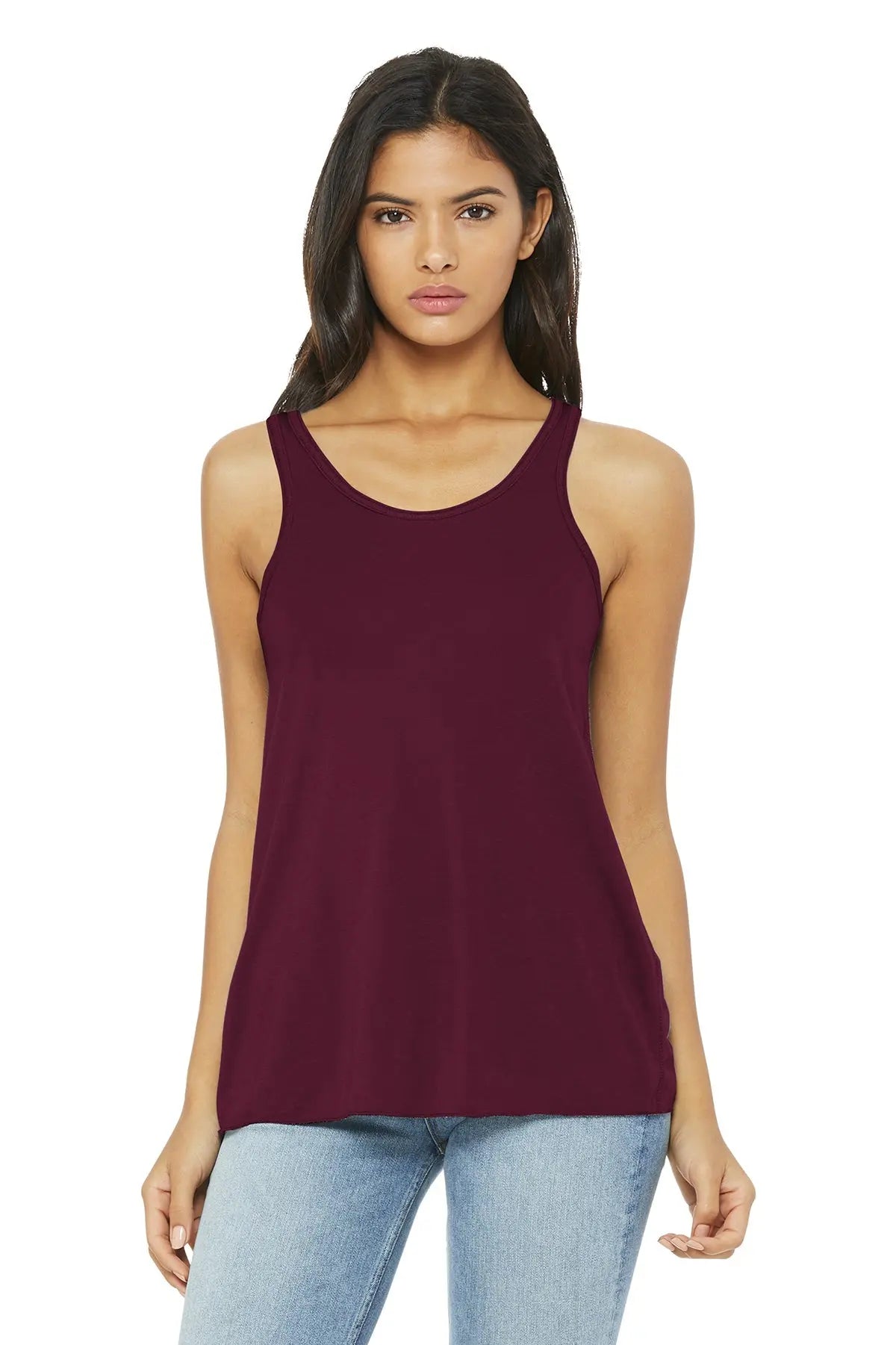 BELLA+CANVAS® Women’s Flowy Racerback Tank #BC8800 Game Over Merch