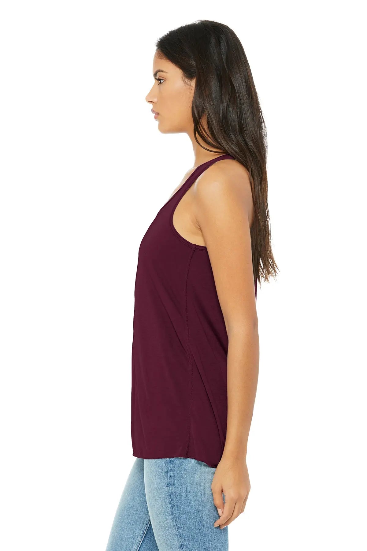 BELLA+CANVAS® Women’s Flowy Racerback Tank #BC8800 Game Over Merch