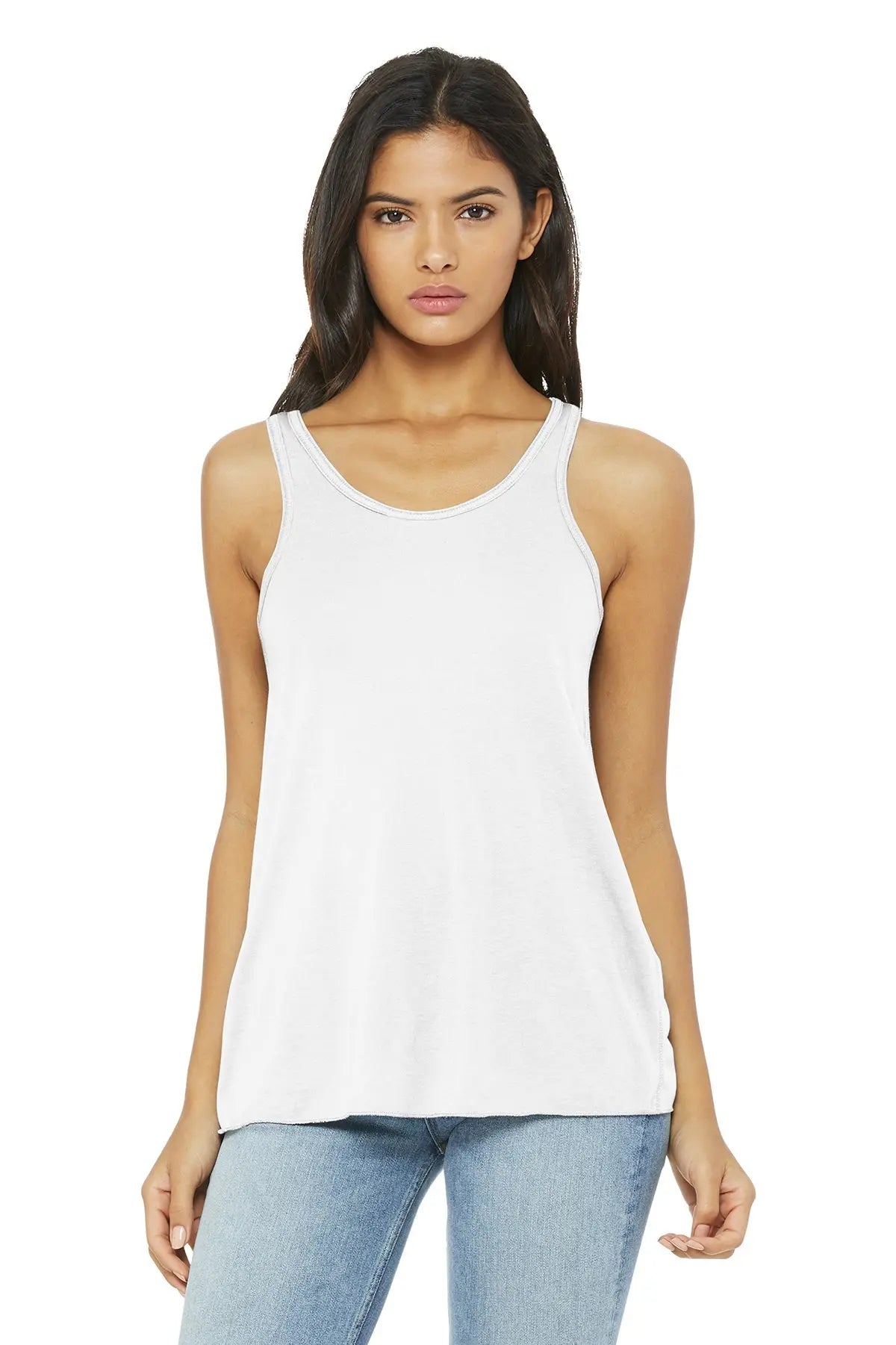 BELLA+CANVAS® Women’s Flowy Racerback Tank #BC8800 Game Over Merch