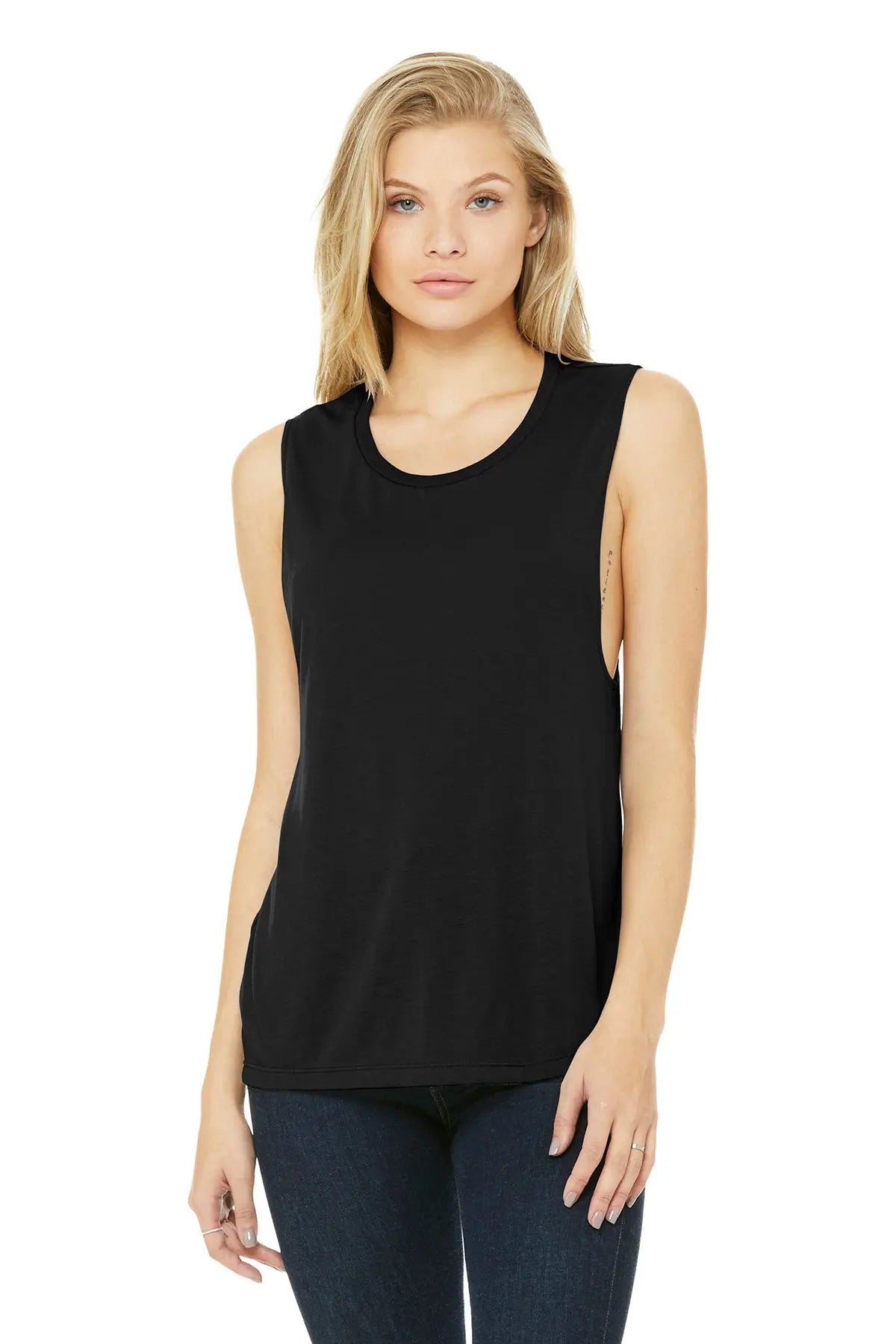 BELLA+CANVAS® Women’s Flowy Scoop Muscle Tank #BC8803 Game Over Merch