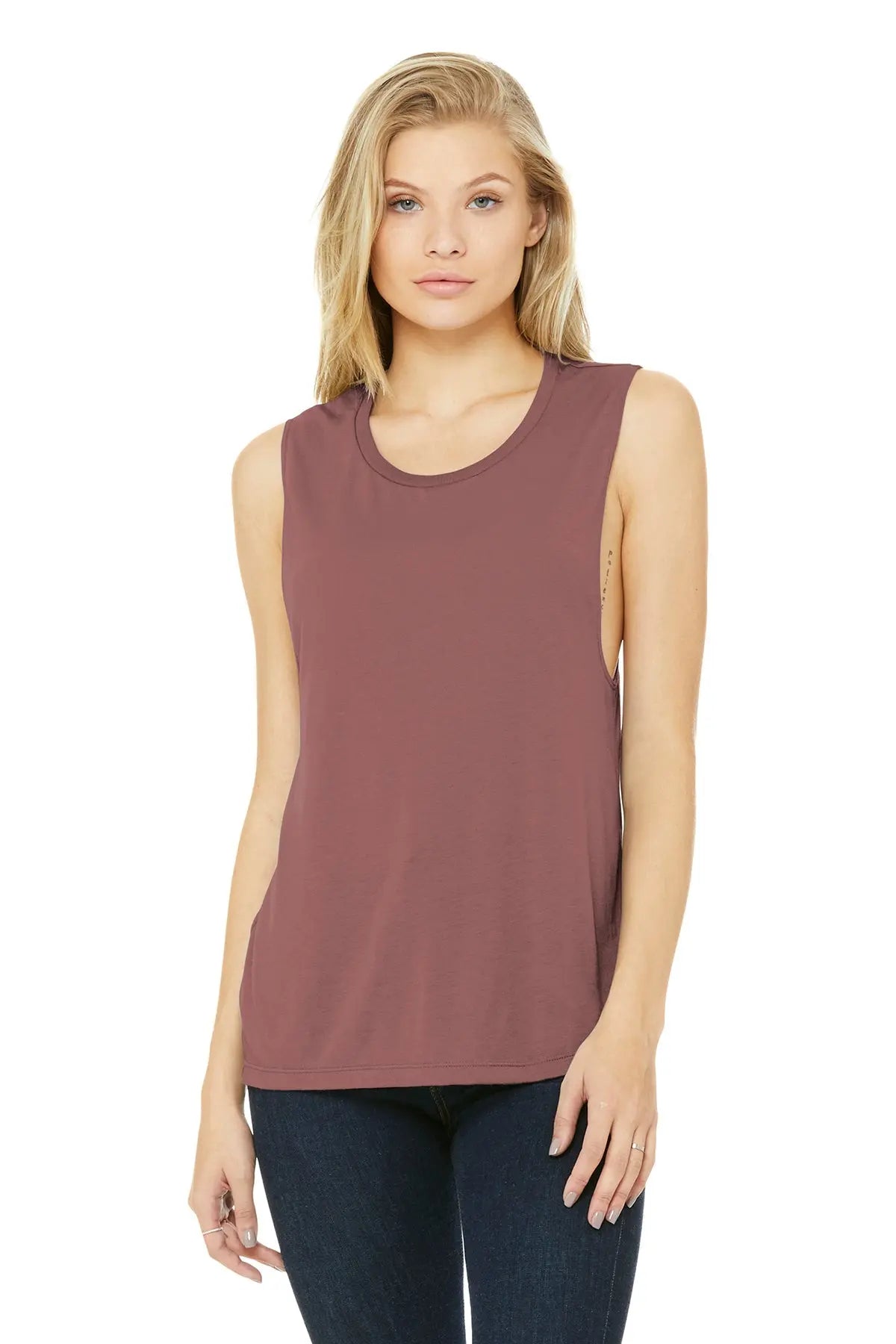 BELLA+CANVAS® Women’s Flowy Scoop Muscle Tank #BC8803 Game Over Merch