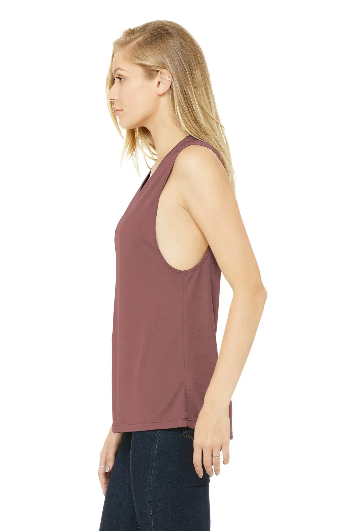 BELLA+CANVAS® Women’s Flowy Scoop Muscle Tank #BC8803 Game Over Merch