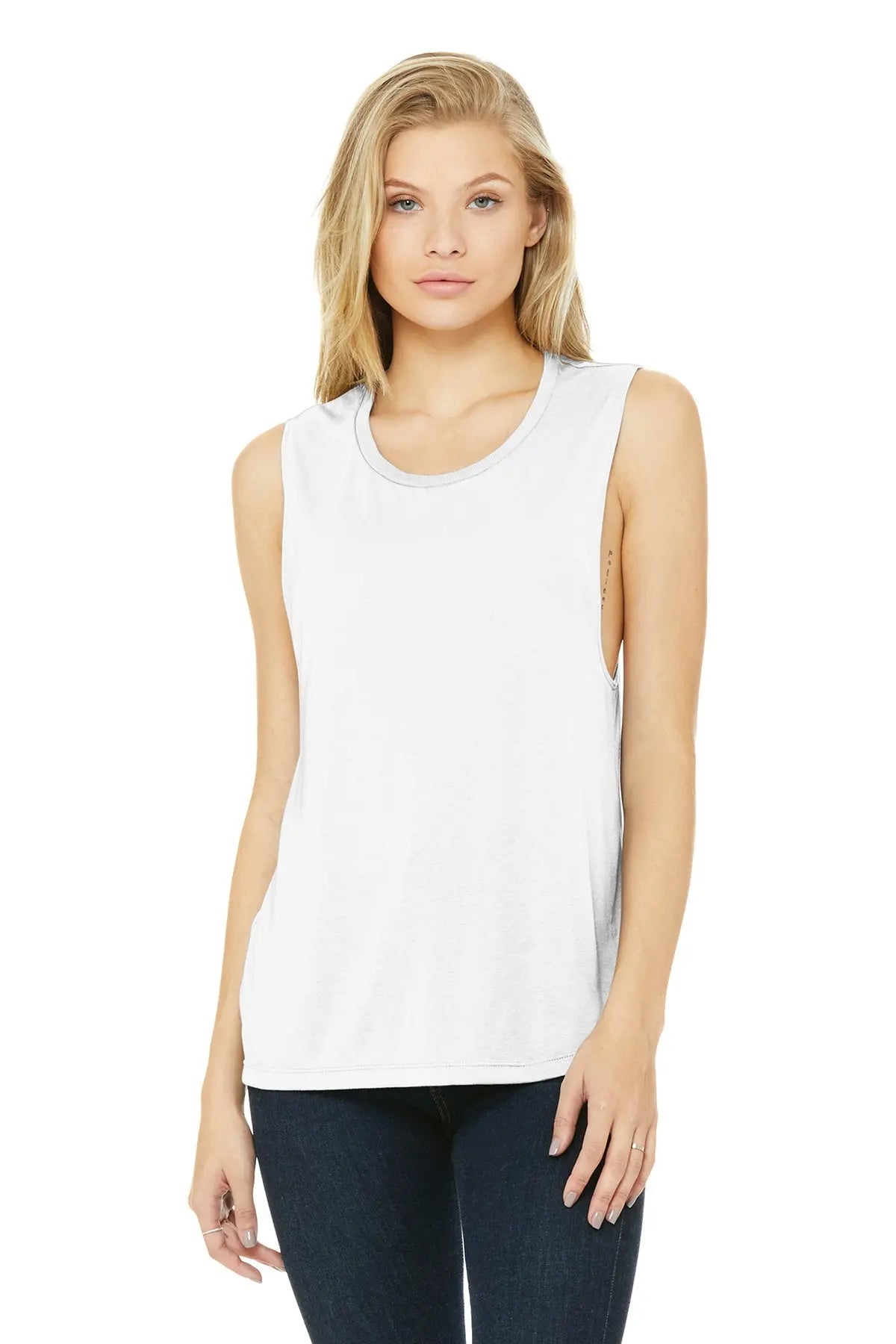 BELLA+CANVAS® Women’s Flowy Scoop Muscle Tank #BC8803 Game Over Merch
