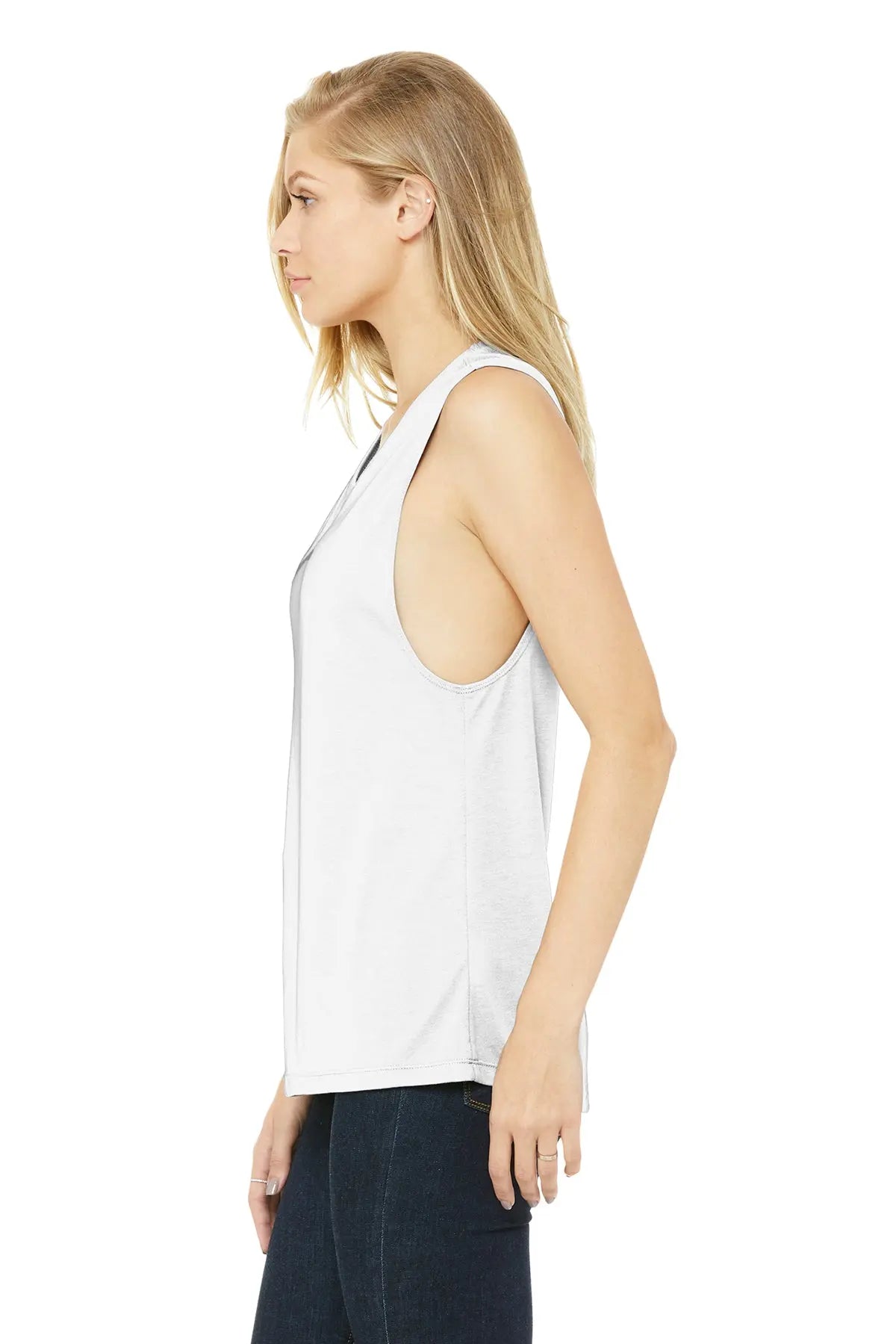 BELLA+CANVAS® Women’s Flowy Scoop Muscle Tank #BC8803 Game Over Merch