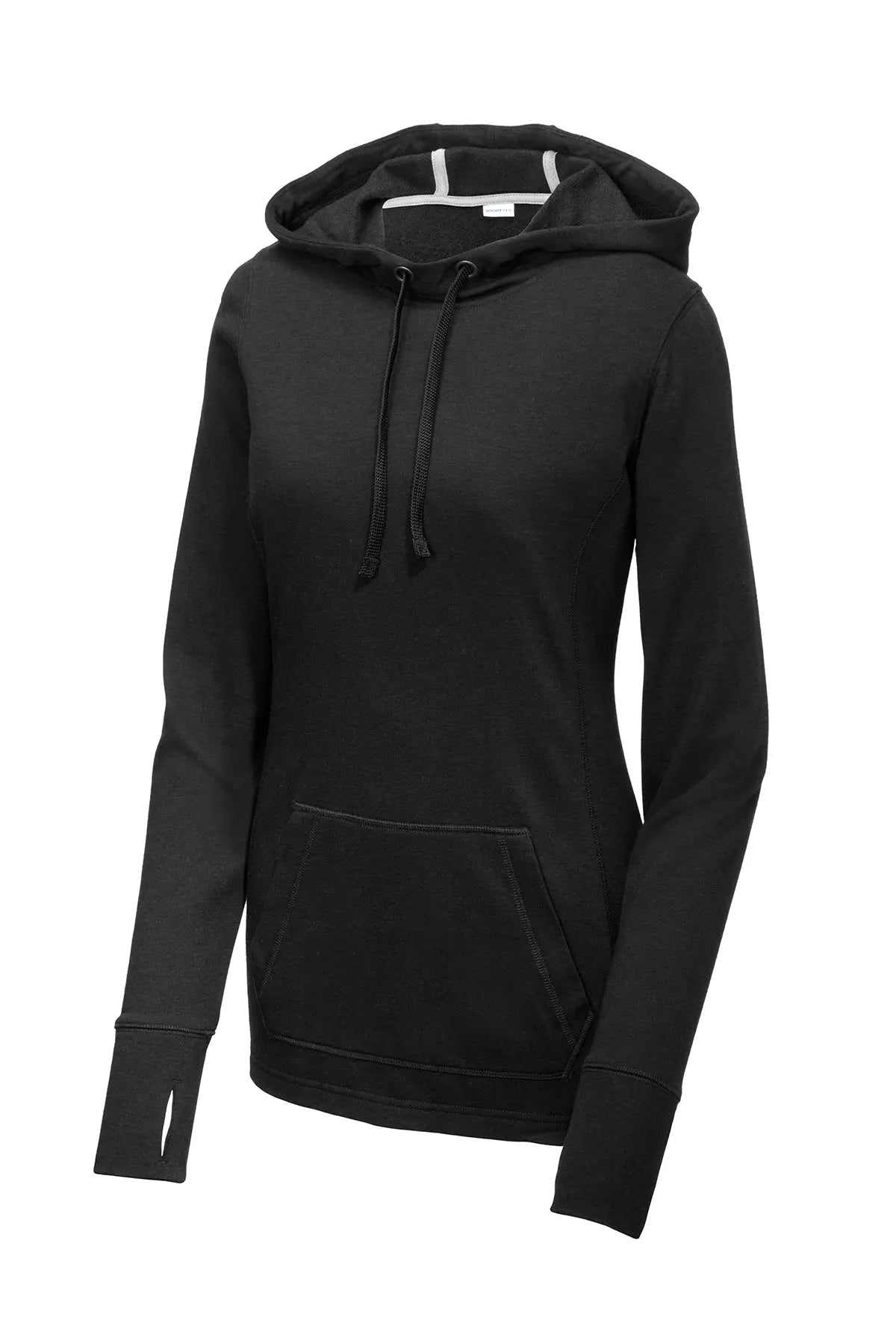 Sport-Tek® Women's PosiCharge® Tri-Blend Wicking Fleece Hooded Pullover #LST296