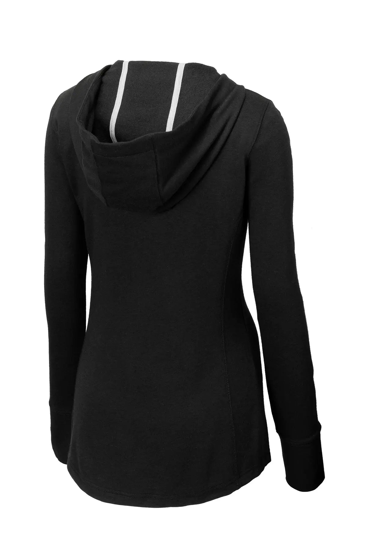 Sport-Tek® Women's PosiCharge® Tri-Blend Wicking Fleece Hooded Pullover #LST296