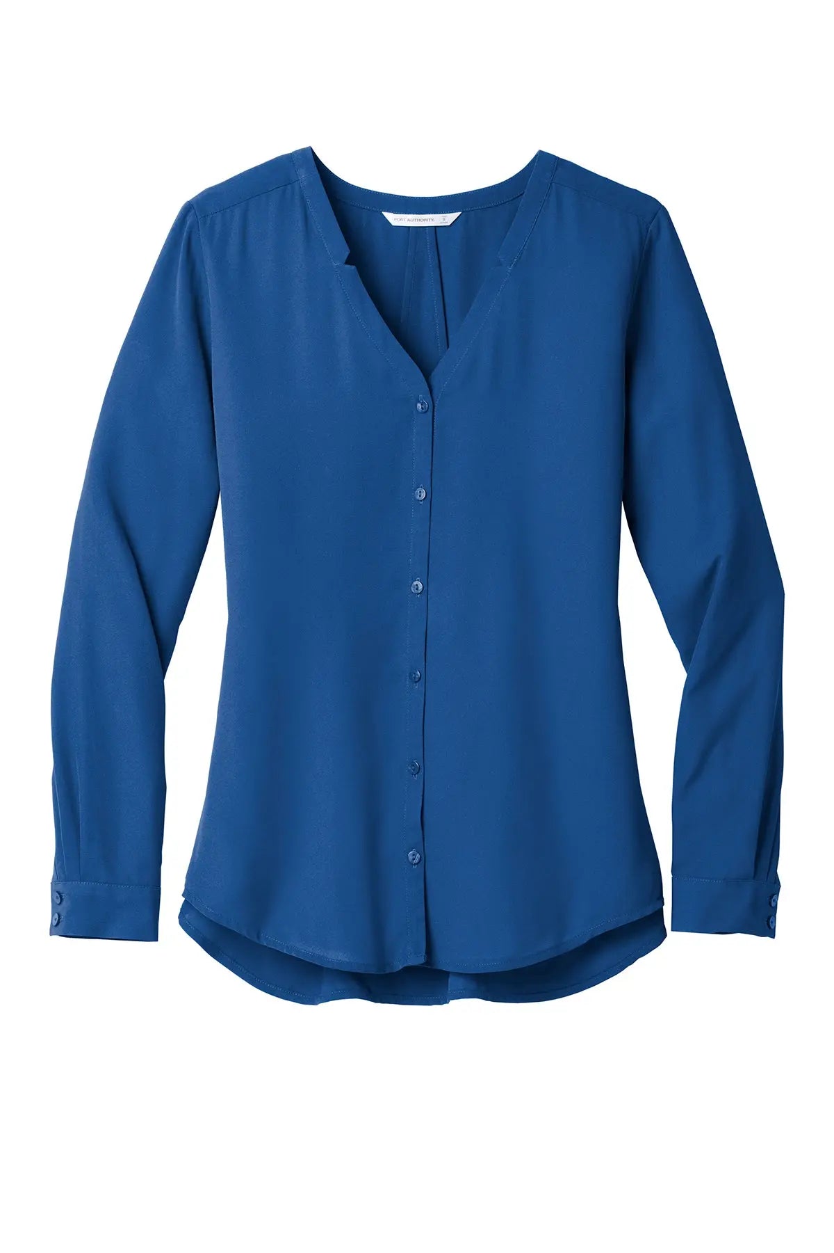 Port Authority® Women's Long Sleeve Button-Front Blouse #LW700