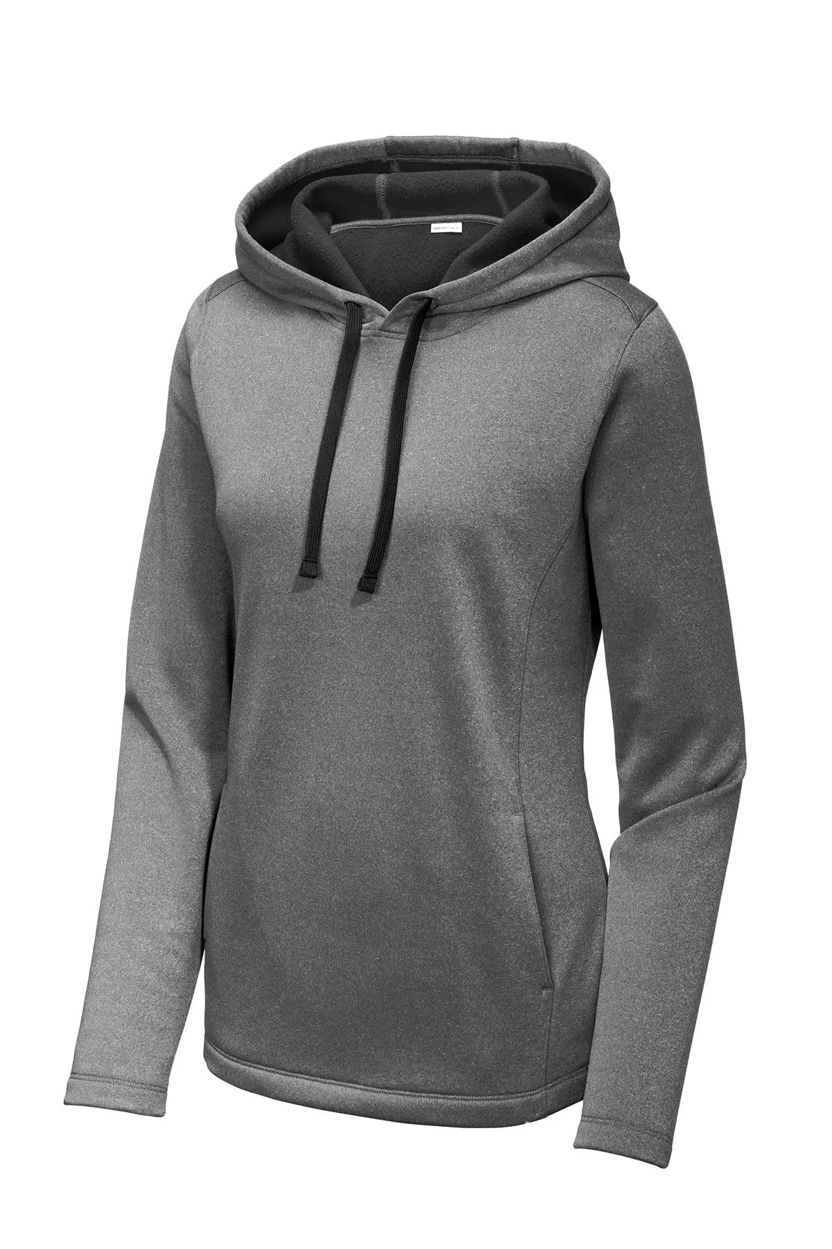 Sport-Tek® Women's PosiCharge® Sport-Wick® Heather Fleece Hooded Pullover #LST264