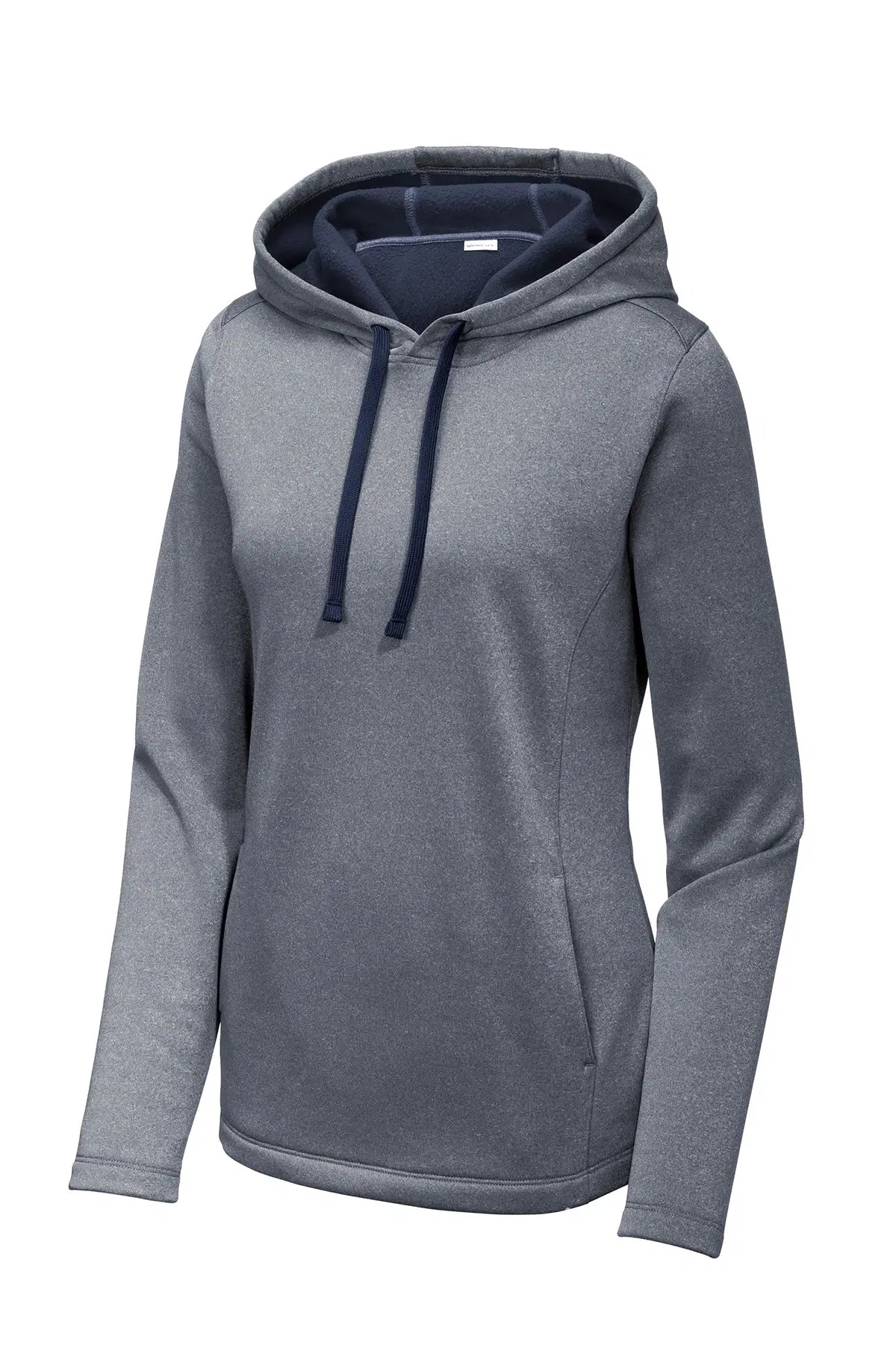 Sport-Tek® Women's PosiCharge® Sport-Wick® Heather Fleece Hooded Pullover #LST264