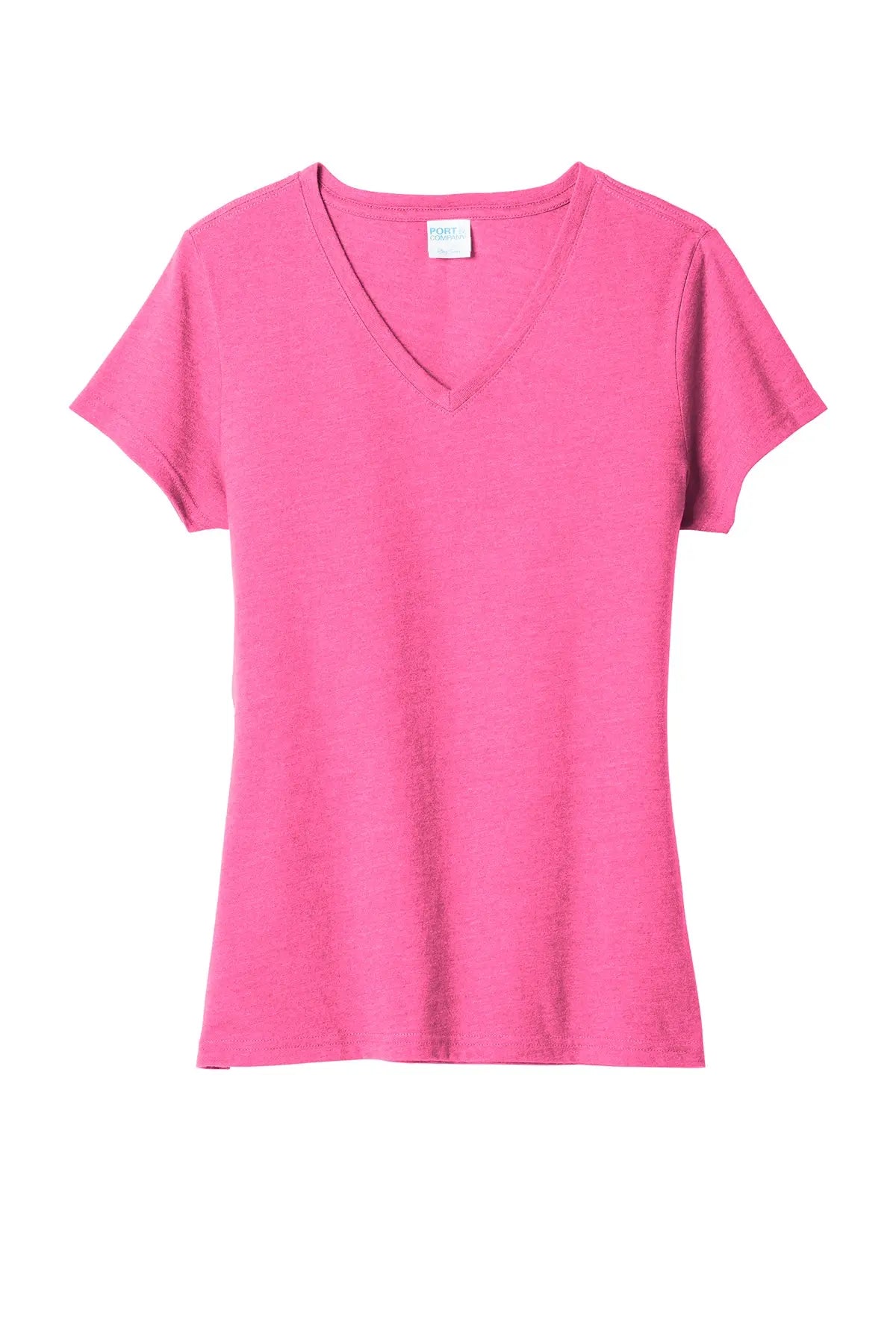 Port & Co™ Women's Fan Favorite™ Blend V-Neck Tee #LPC455V