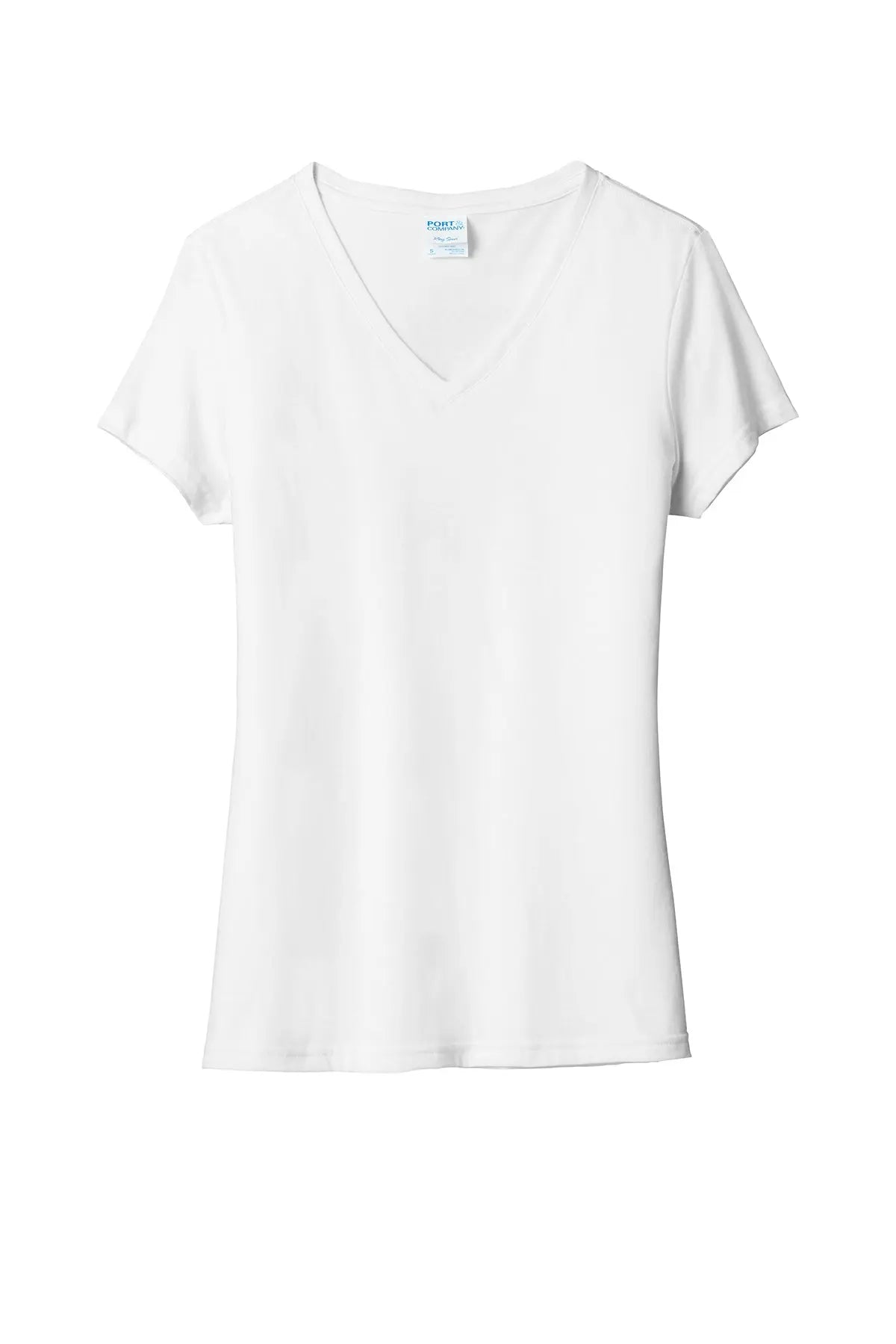 Port & Co™ Women's Fan Favorite™ Blend V-Neck Tee #LPC455V