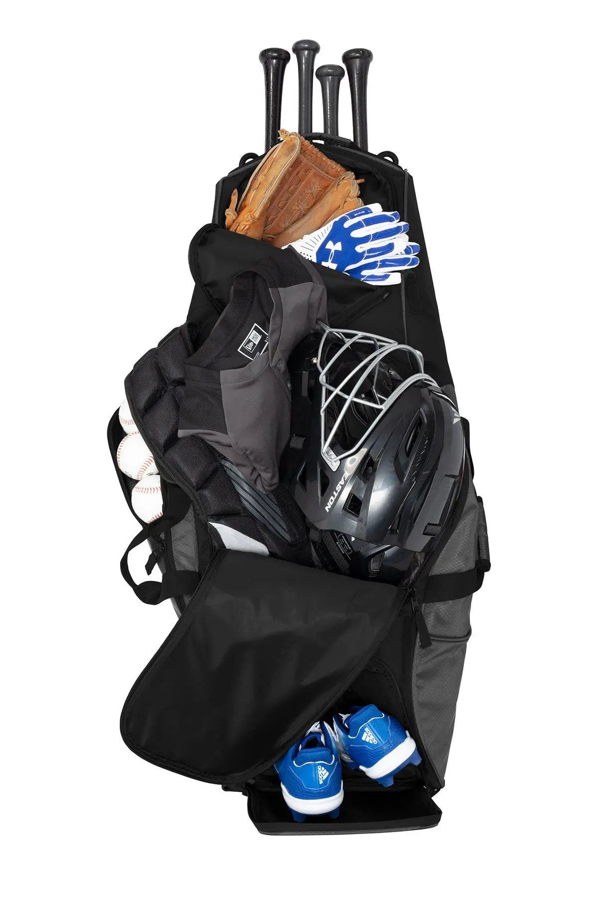 New Era® Shutout Wheeled Bat Bag #NEB701 Game Over Merch