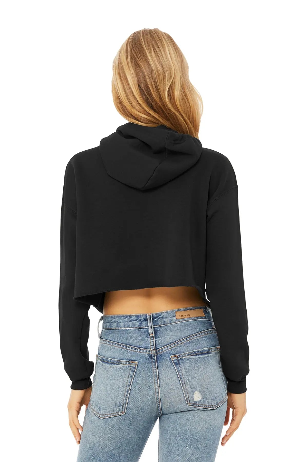 BELLA+CANVAS® Women’s Sponge Fleece Cropped Fleece Hoodie #BC7502