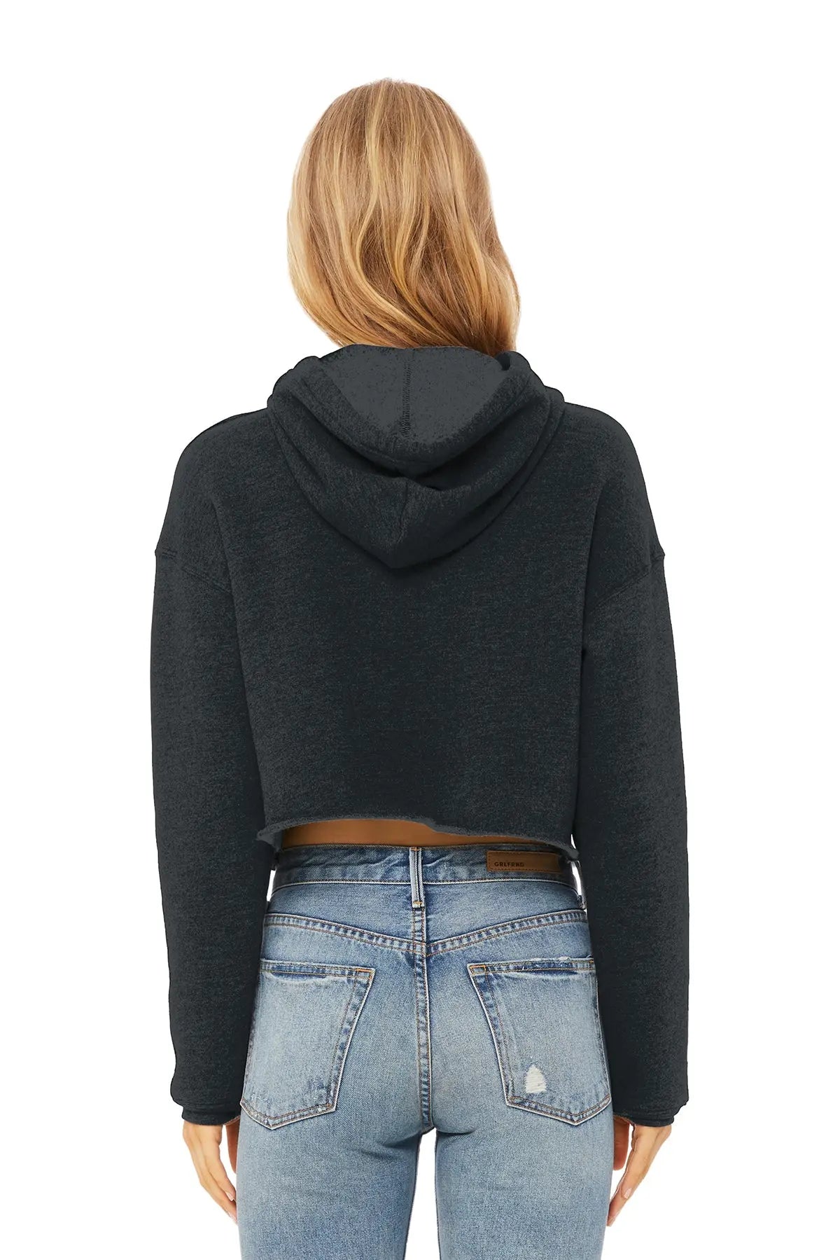 BELLA+CANVAS® Women’s Sponge Fleece Cropped Fleece Hoodie #BC7502