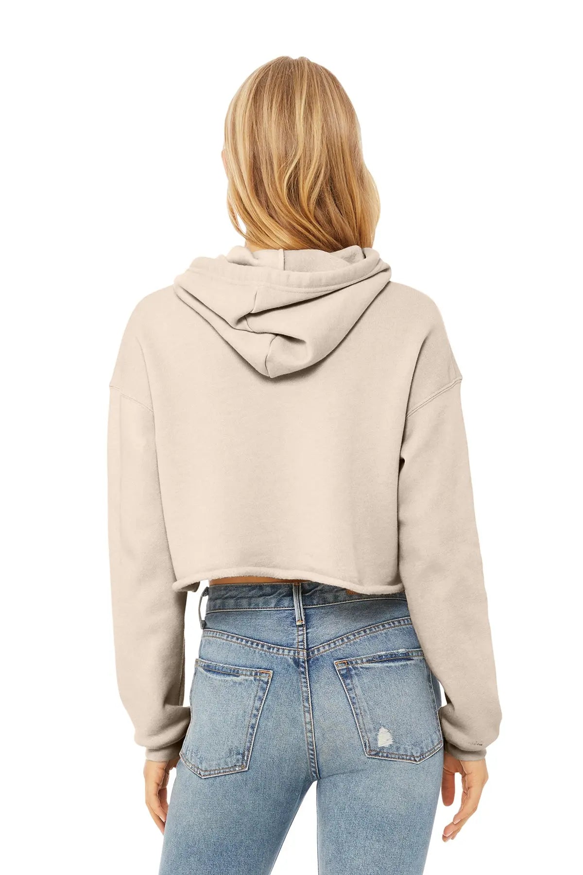 BELLA+CANVAS® Women’s Sponge Fleece Cropped Fleece Hoodie #BC7502