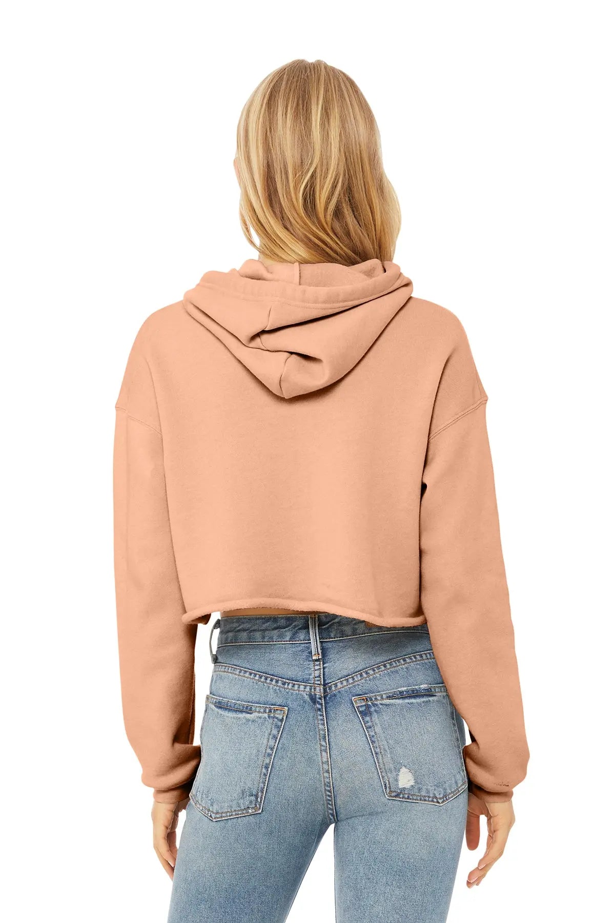 BELLA+CANVAS® Women’s Sponge Fleece Cropped Fleece Hoodie #BC7502