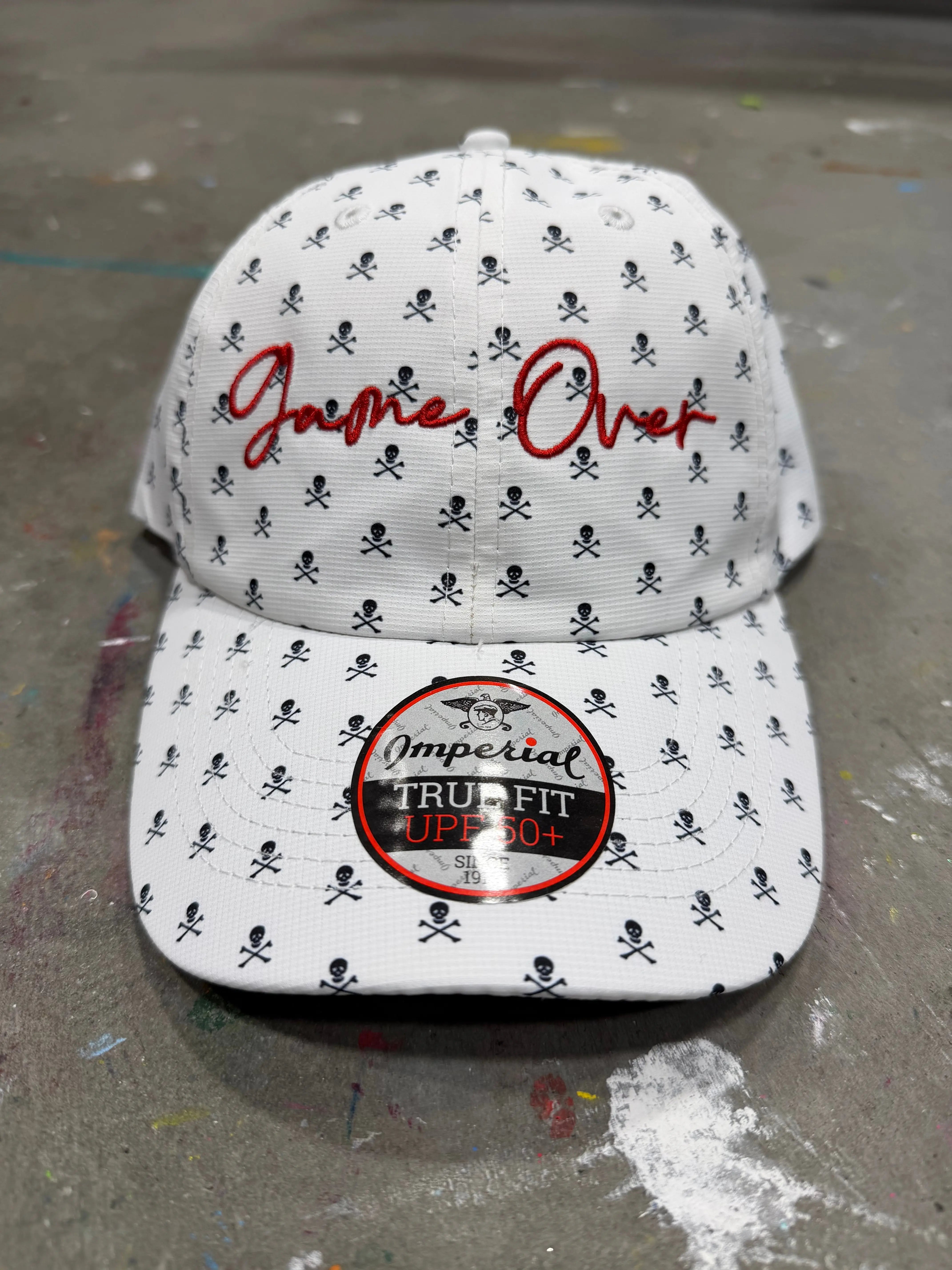 Game Over Skull & Crossbones Golf Hat Game Over Merch