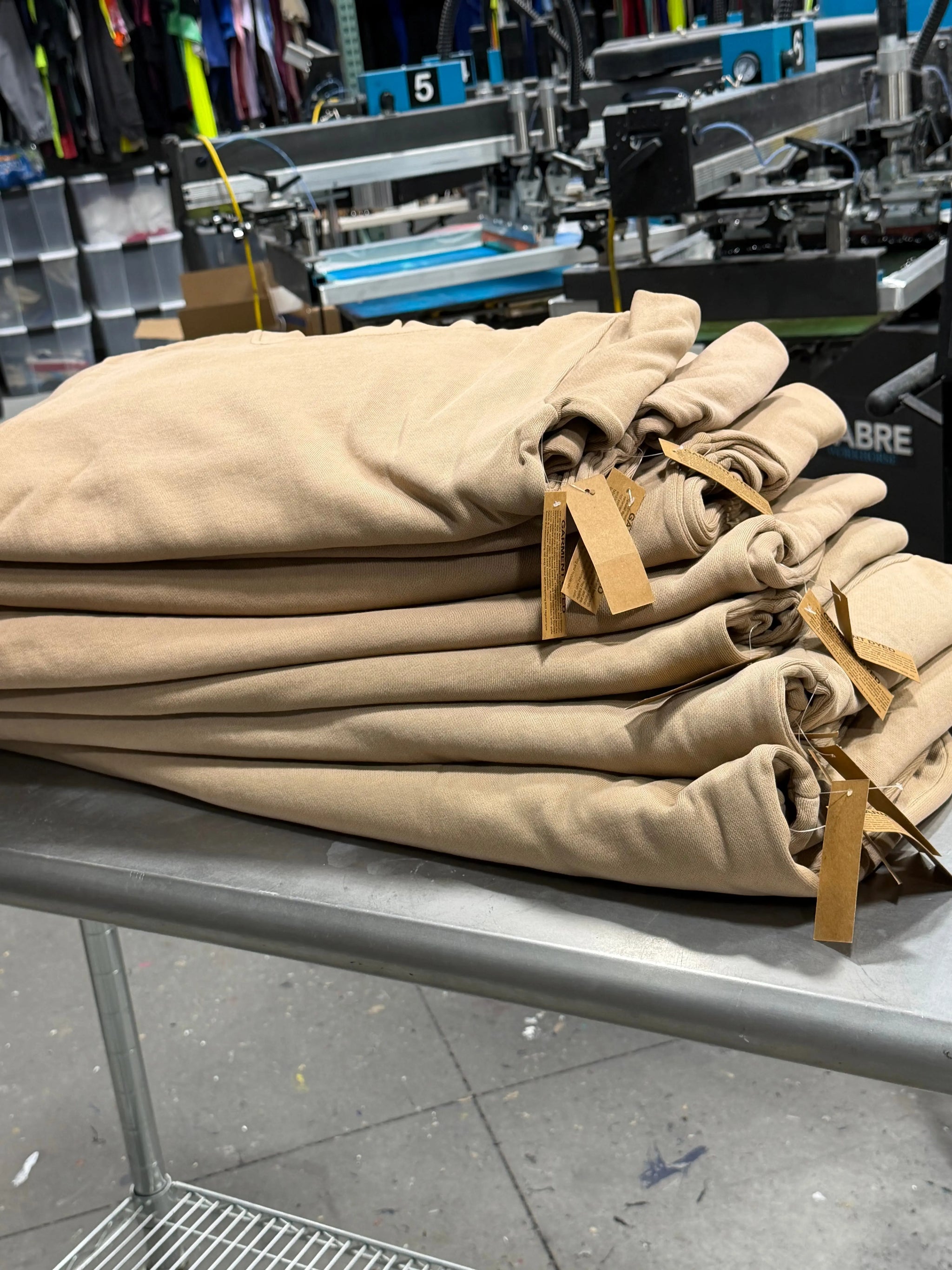 16 Lane Seven Urban Crewneck Sweatshirts - Pigment Burro