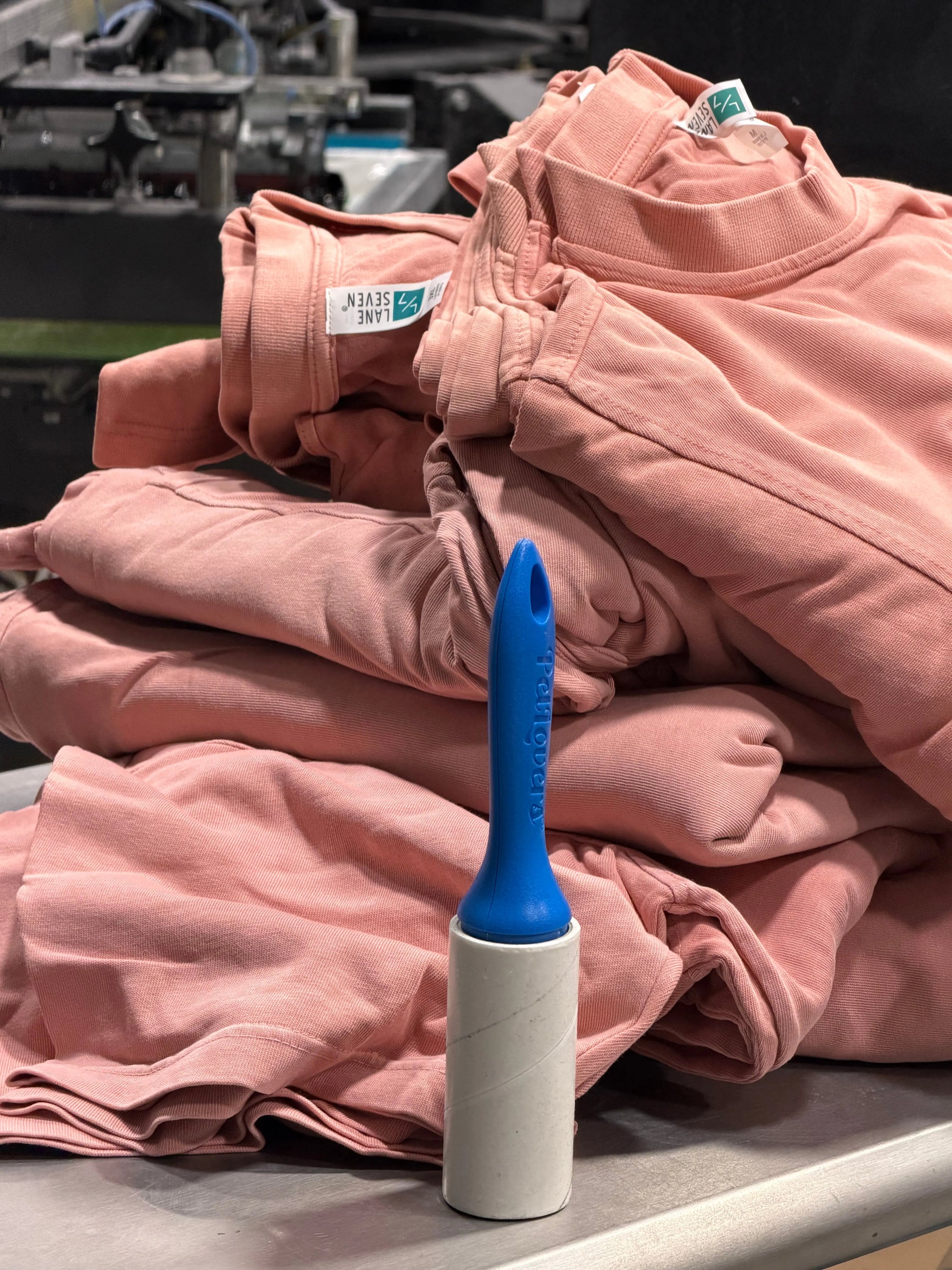 28 Lane Seven Streetwear Heavyweight T-Shirts - Pigment Salmon