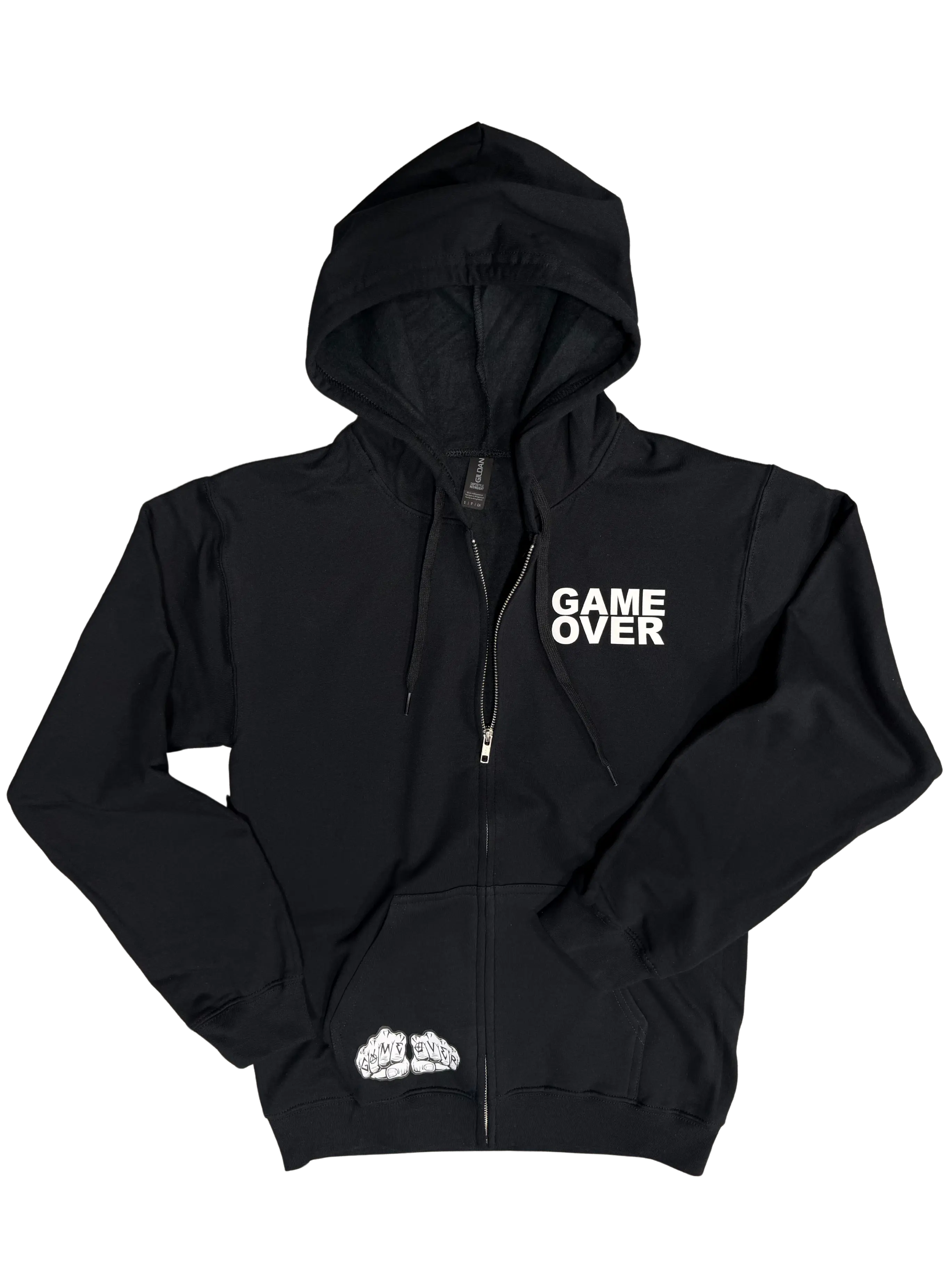 Game Over Floral Zip-Up HoodieGame Over Merch