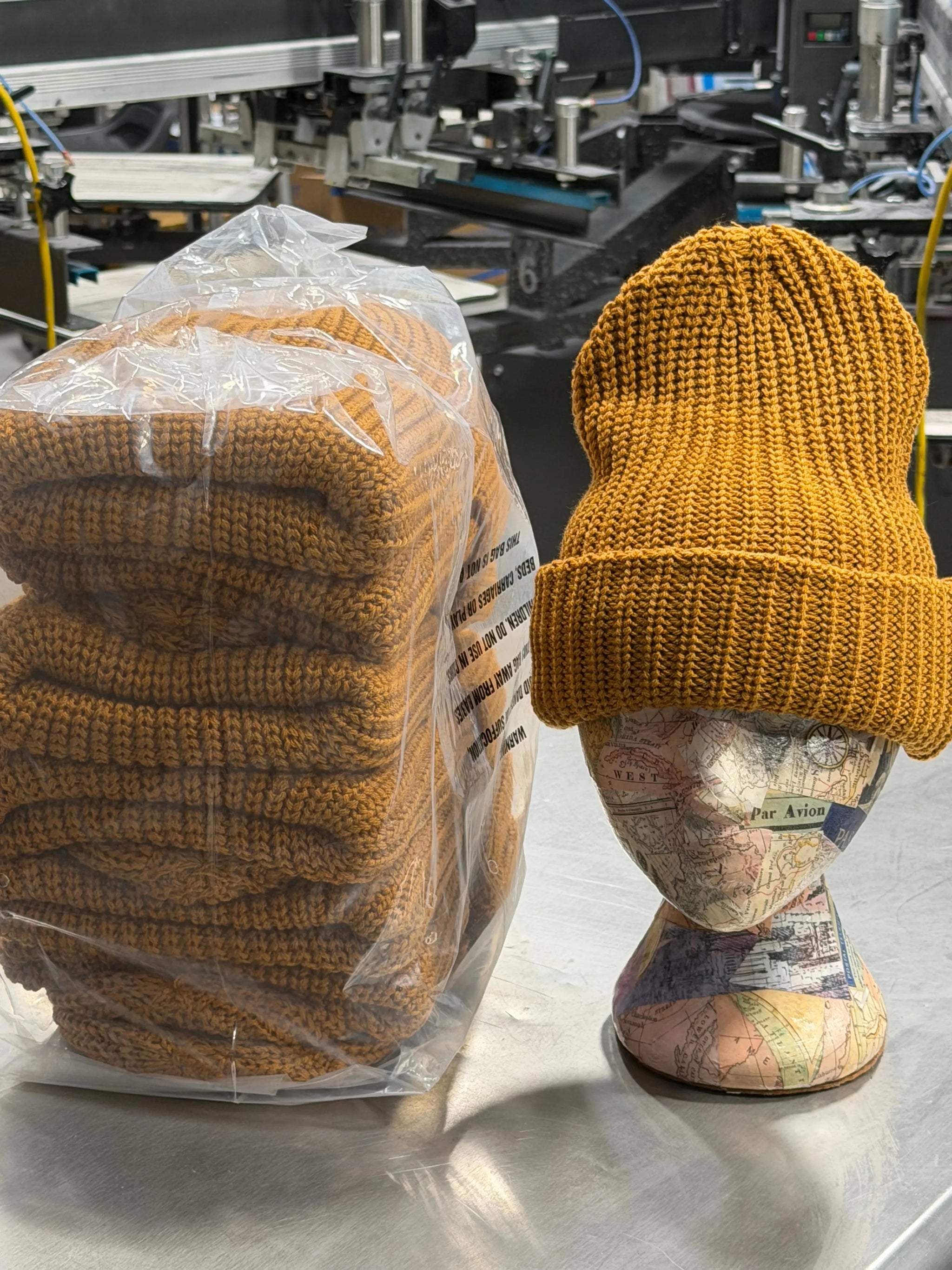 12 Sportsman Chunky Cuffed Beanies - Coyote