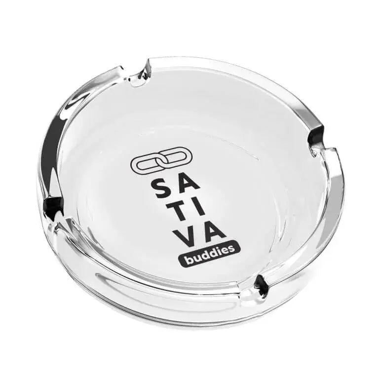Custom Clear Glass Ashtrays