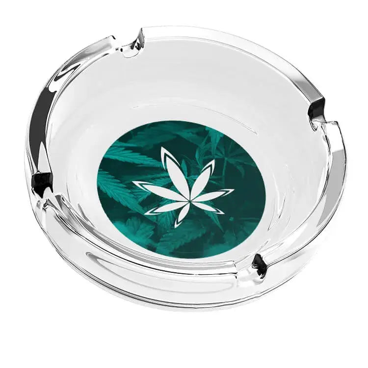 Custom Clear Glass Ashtrays