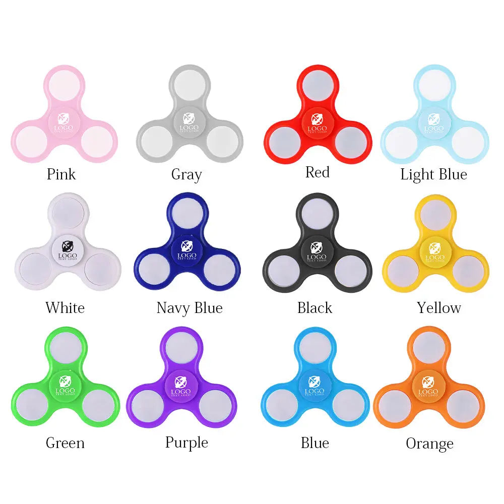 Custom LED Lights Hand Fidget Spinner