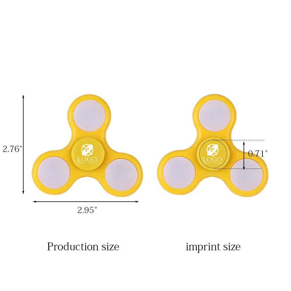 Custom LED Lights Hand Fidget Spinner