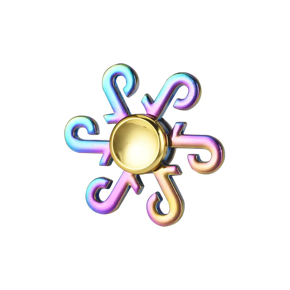 Custom Rainbow TikTok Fidget Spinner Toy