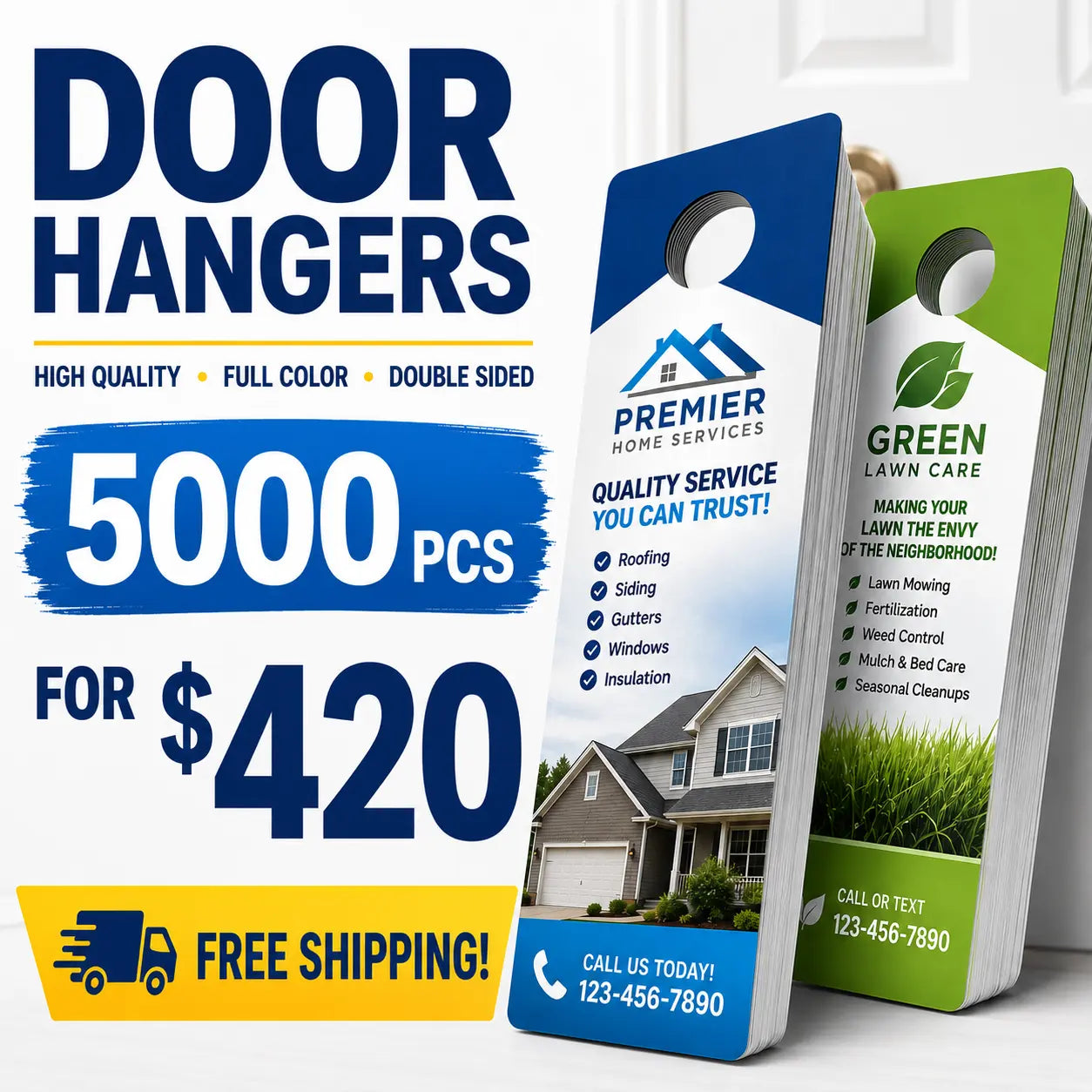 Custom Door Hangers Fast Shipping